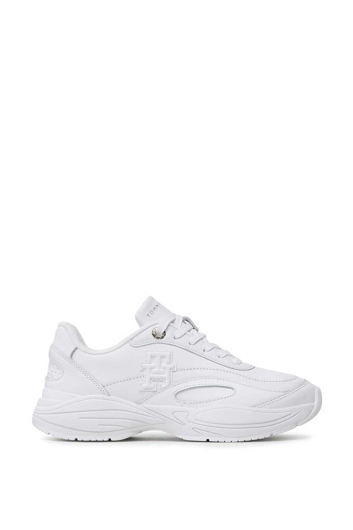 Kadın Tommy Hilfiger Casual Leather Runner Kadın Sneaker FW0FW07385