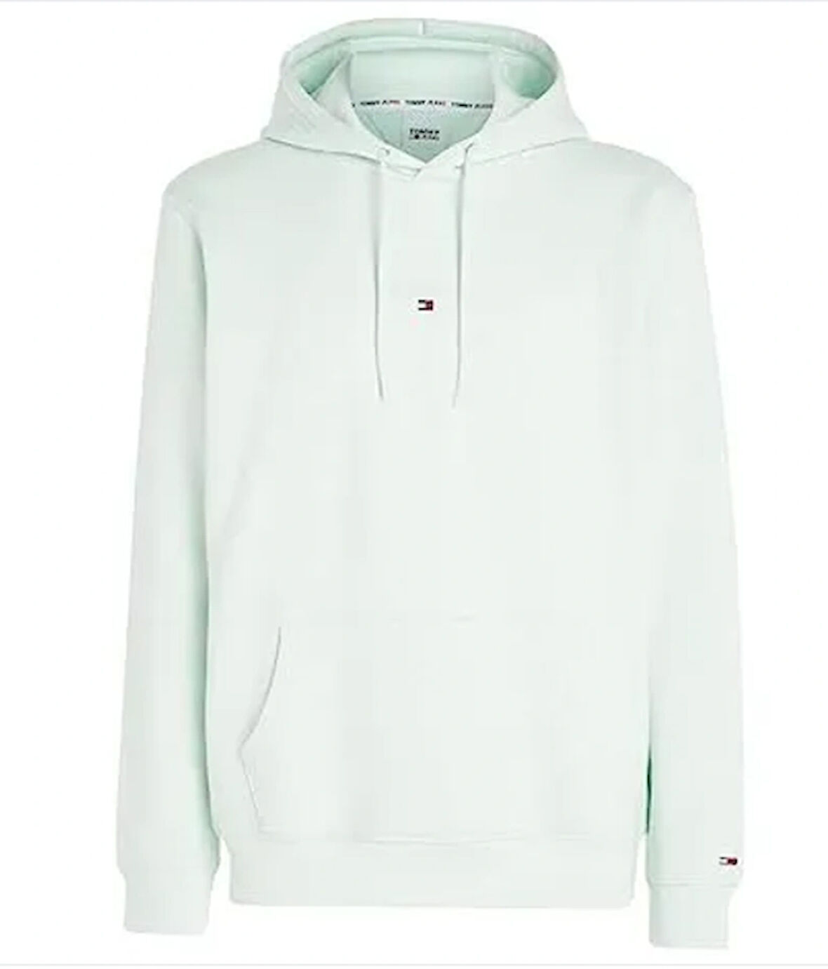 Tommy Hilfiger DM0DM16800 Tjm Reg Tonal Linear Logo Hoodie Yeşil Erkek Sweatshirt
