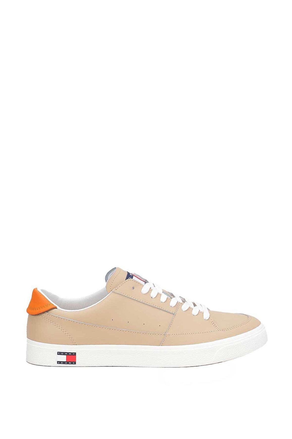 Erkek Tommy Hilfiger Vulcanized Leather Sneaker EM0EM01341