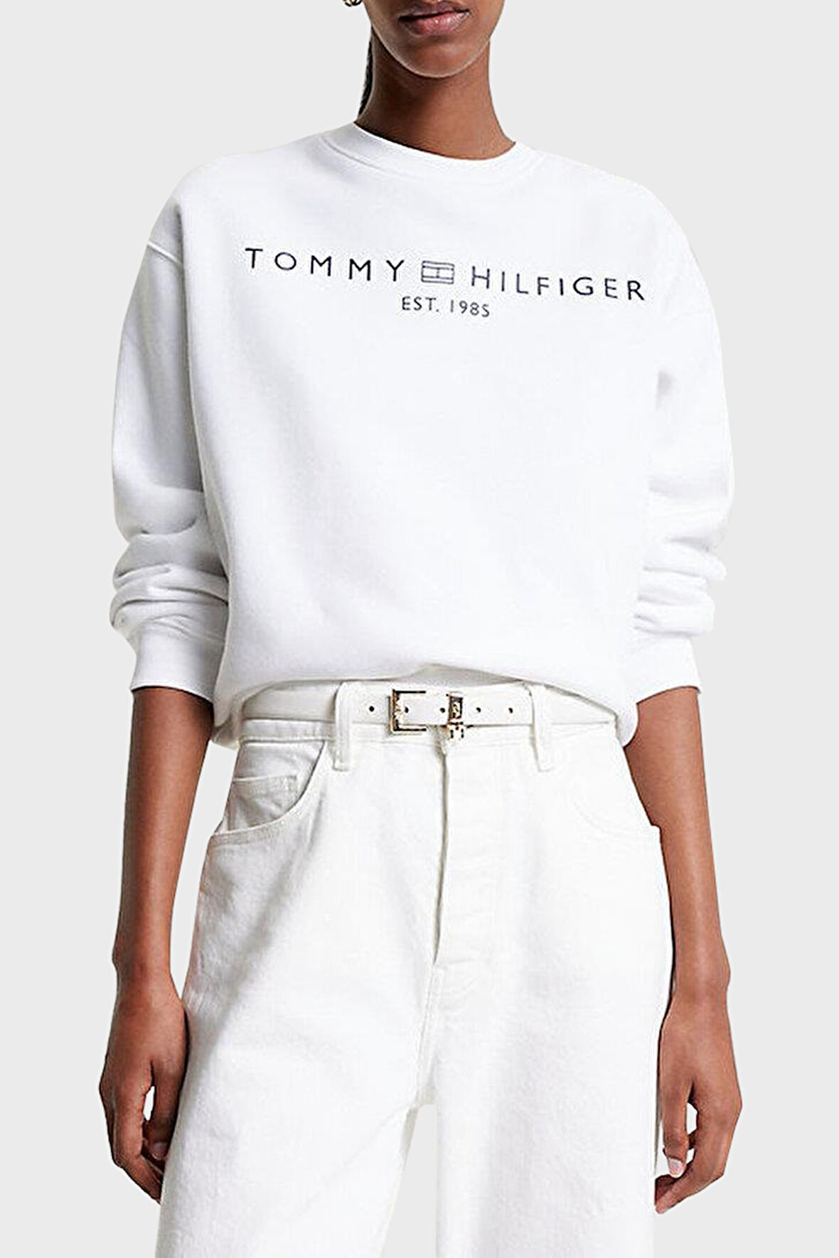 Tommy Hilfiger Kadın Sweat WW0WW39791 YCF