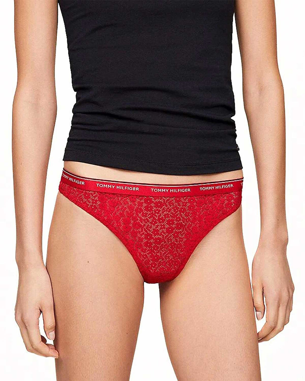 Tommy Hilfiger 3 Pack Thong Lace Külot