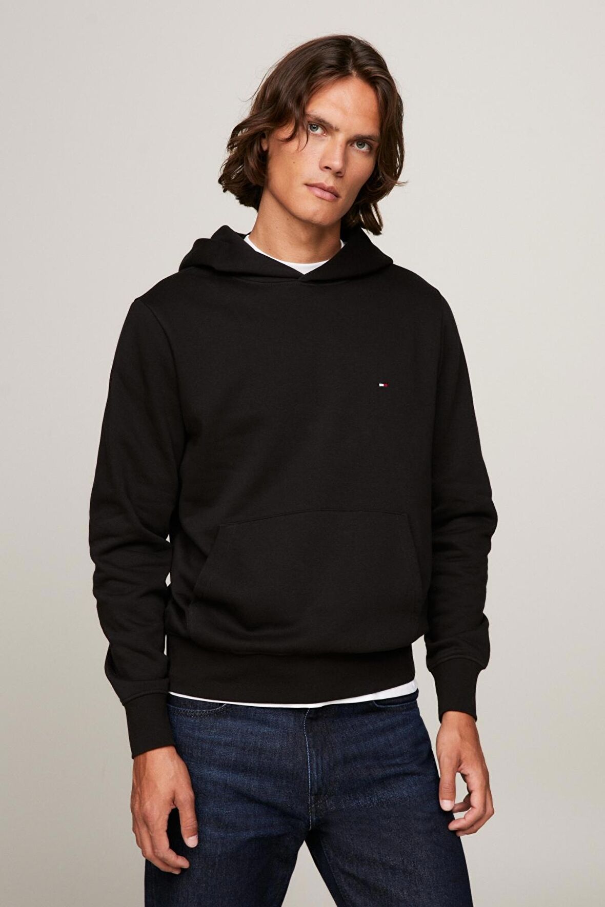 Flag Logo Hoody Erkek Sweatshirt