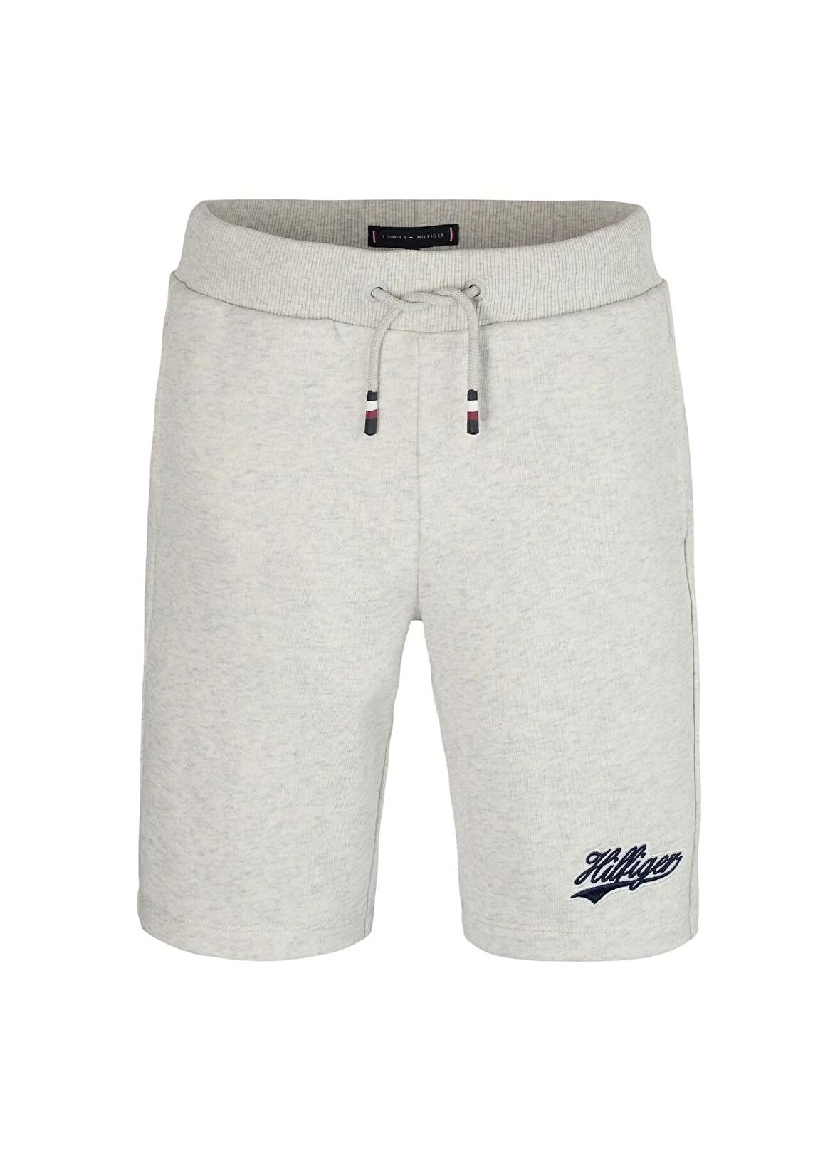 Tommy Hilfiger Normal Bel Normal Gri Erkek Şort HILFIGER SCRIPT SWEATSHORTS