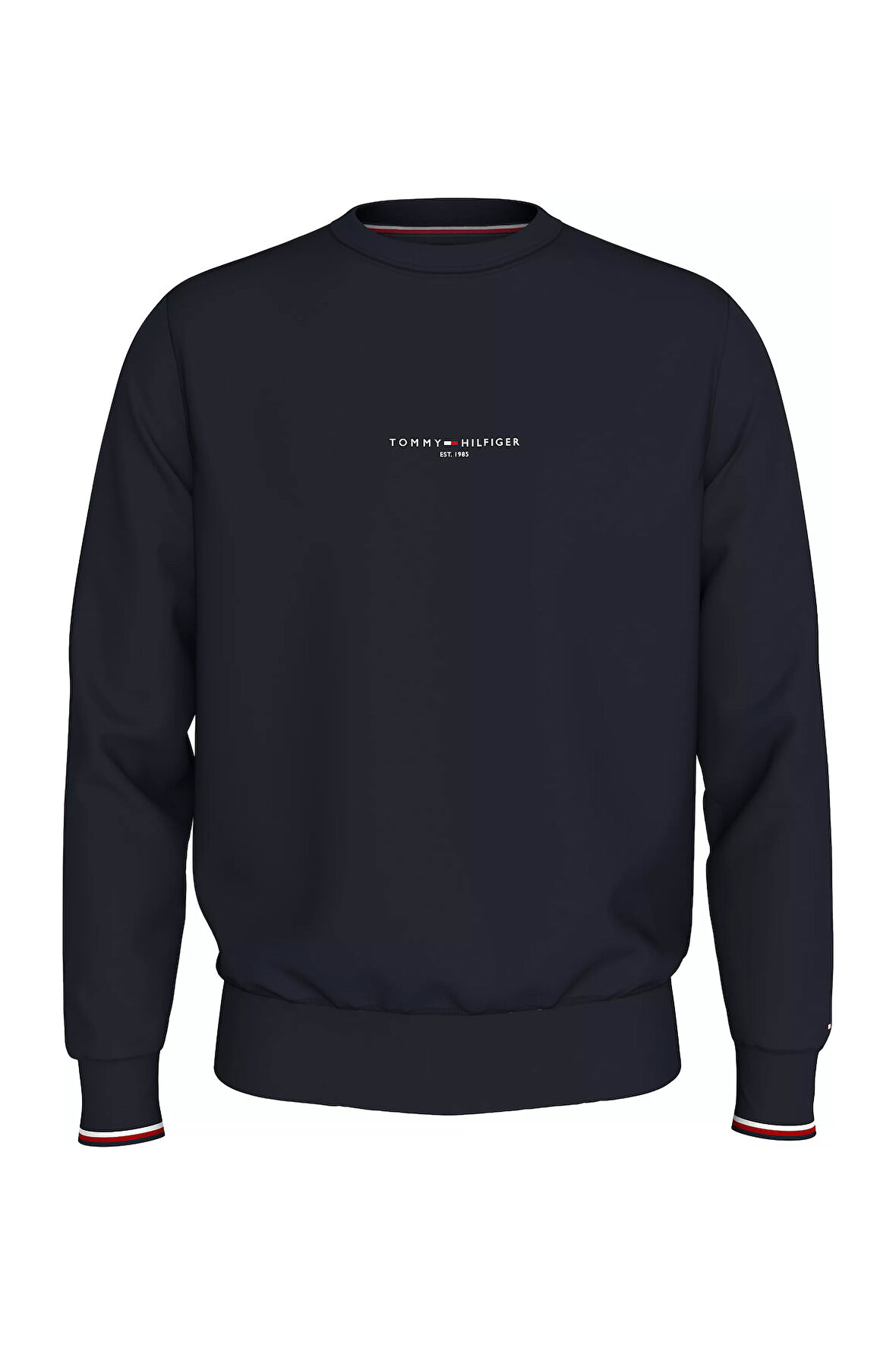 Erkek TOMMY LOGO TIPPED CREWNECK Sweatshirt-Lacivert | S