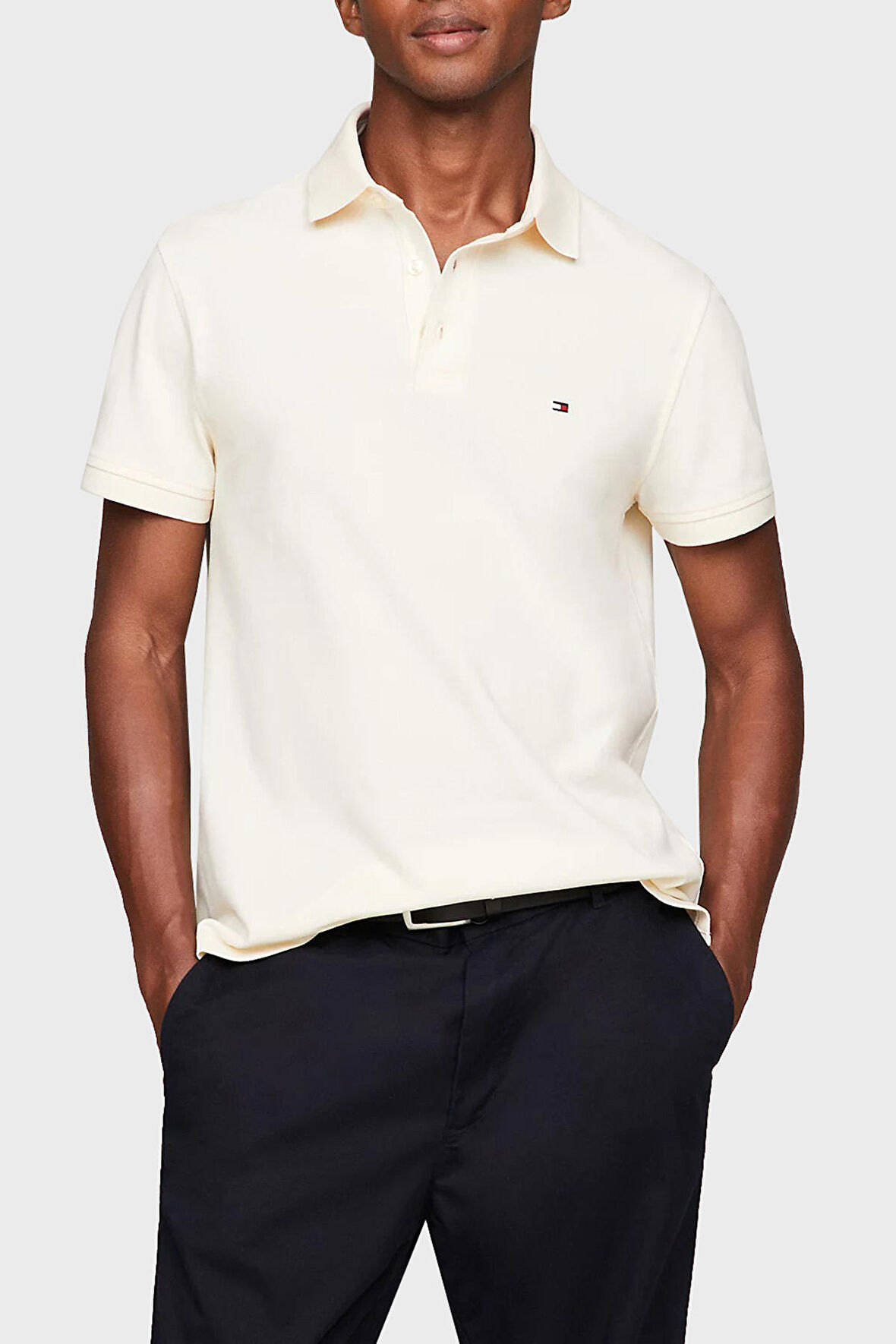 Tommy Hilfiger Erkek Polo Yaka T Shirt MW0MW17771 AEF