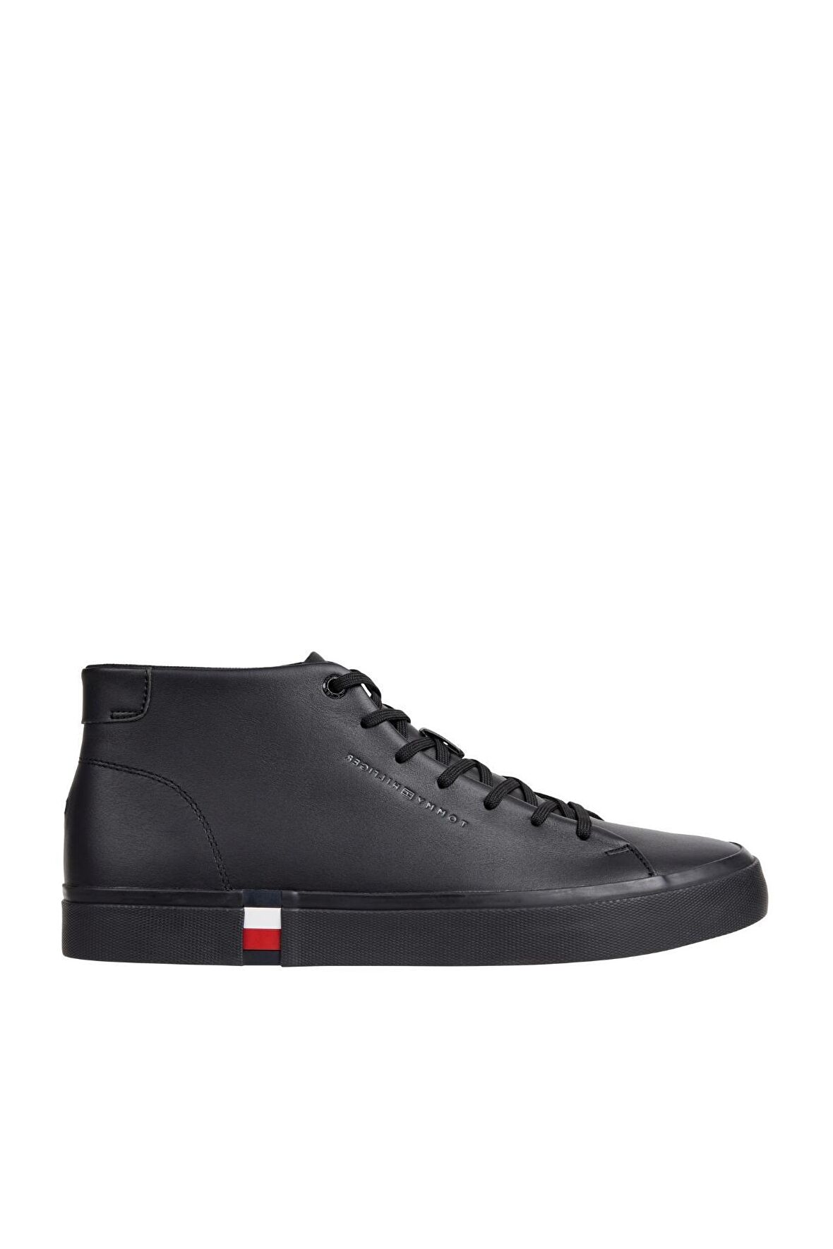 Tommy Hilfiger Hı Vulc Leather Detail Erkek Sneaker Bot