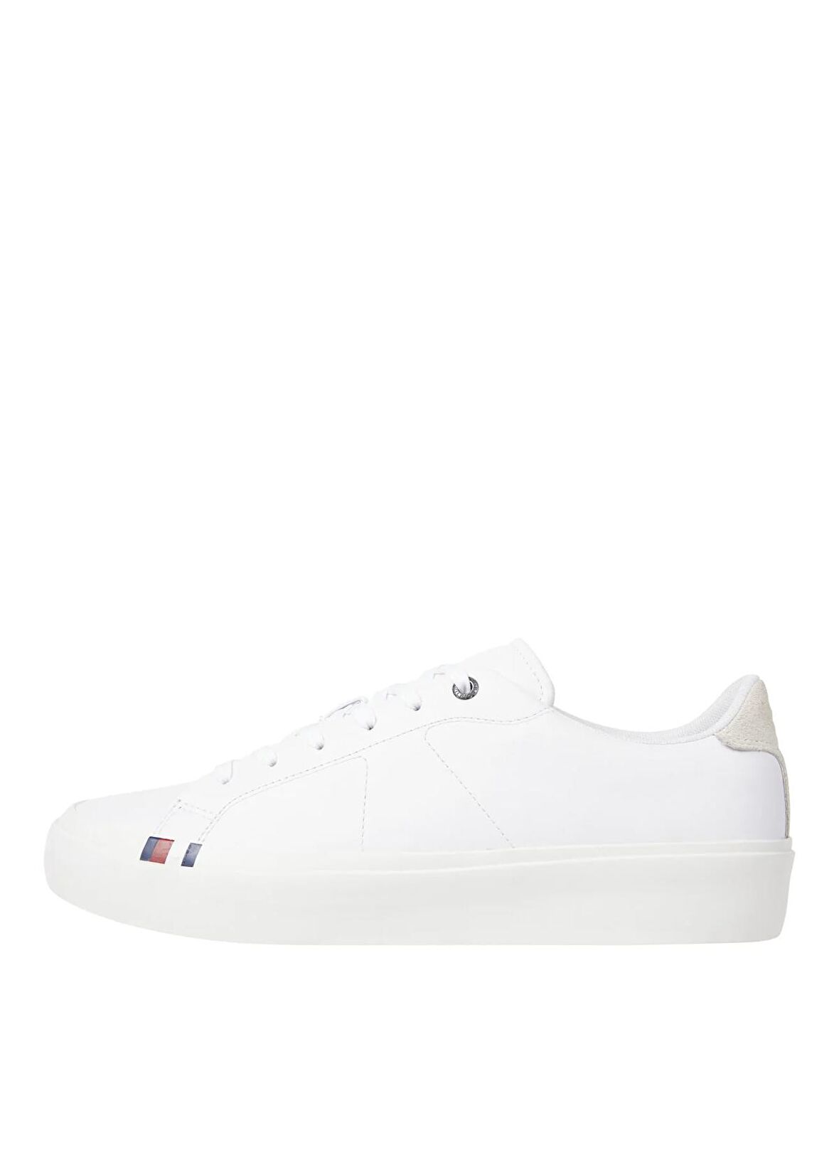 Beyaz Erkek Deri Sneaker THICK VULC LOW PREMIUM LTH