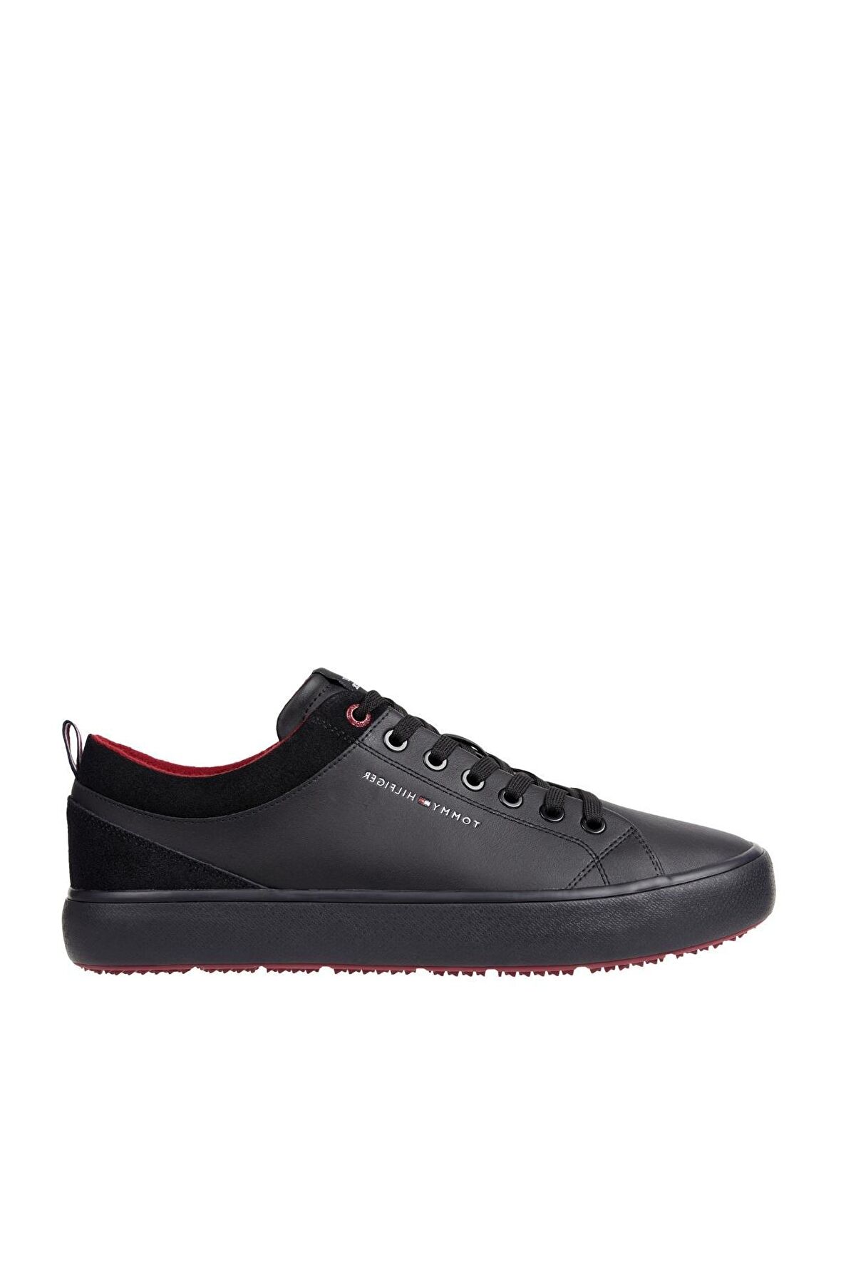 Tommy Hilfiger TH Hı Vulc Cleat Low Lth Mıx Erkek Sneaker Ayakkabı