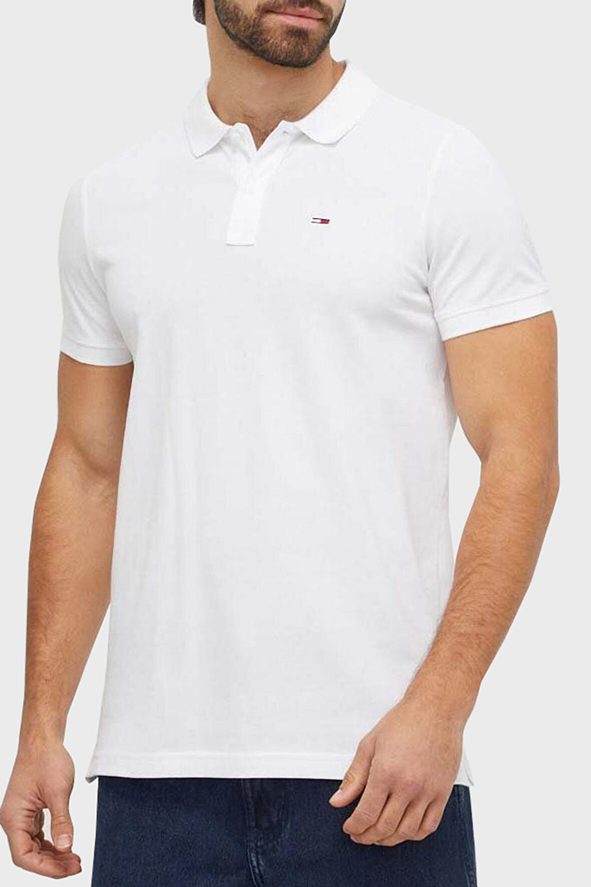 Tommy Jeans Erkek Polo Yaka T Shirt DM0DM18312 YBR