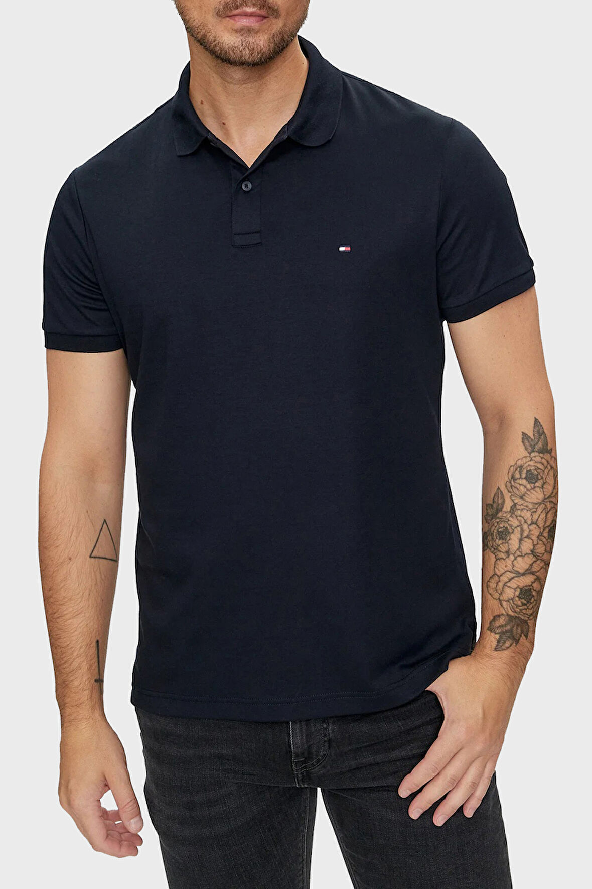 Tommy Hilfiger Erkek Polo Yaka T Shirt MW0MW35585 DW5