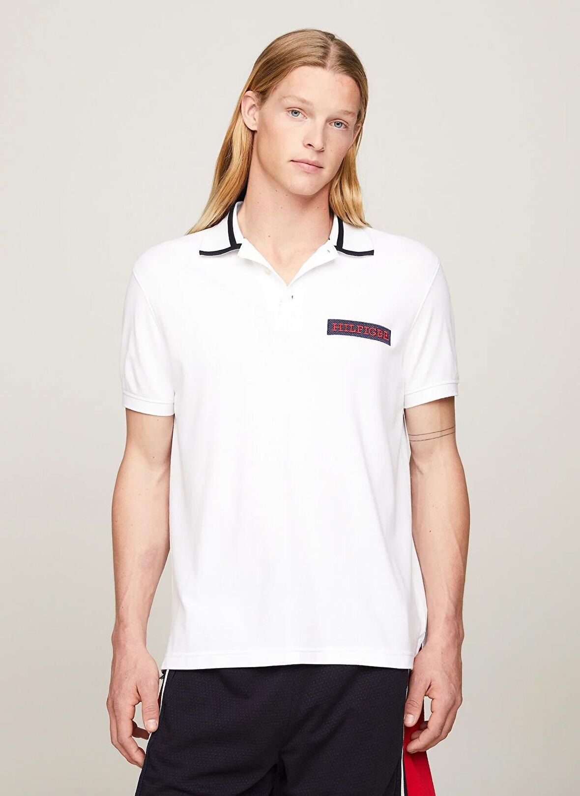 Beyaz Erkek Polo T-Shirt MW0MW34786