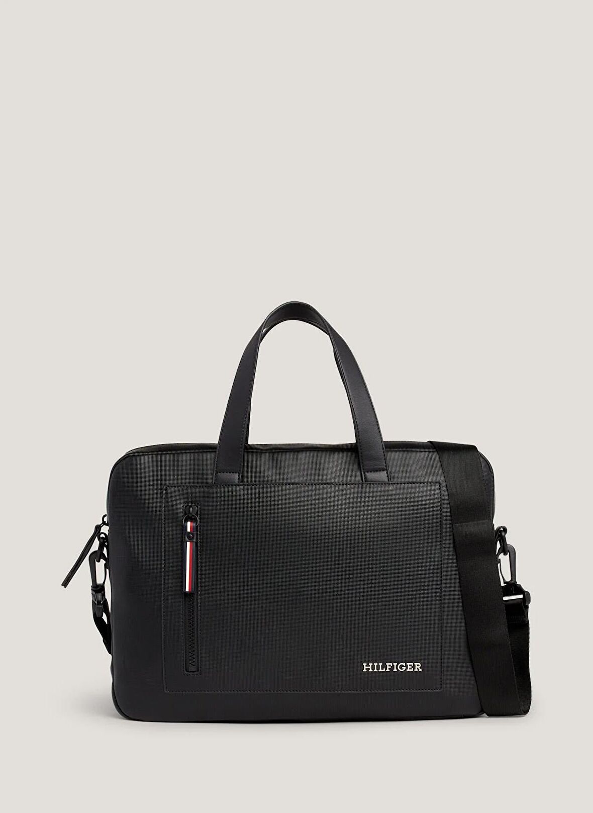 Siyah Erkek Laptop Çantası TH PIQUE SLIM COMPUTER BAG