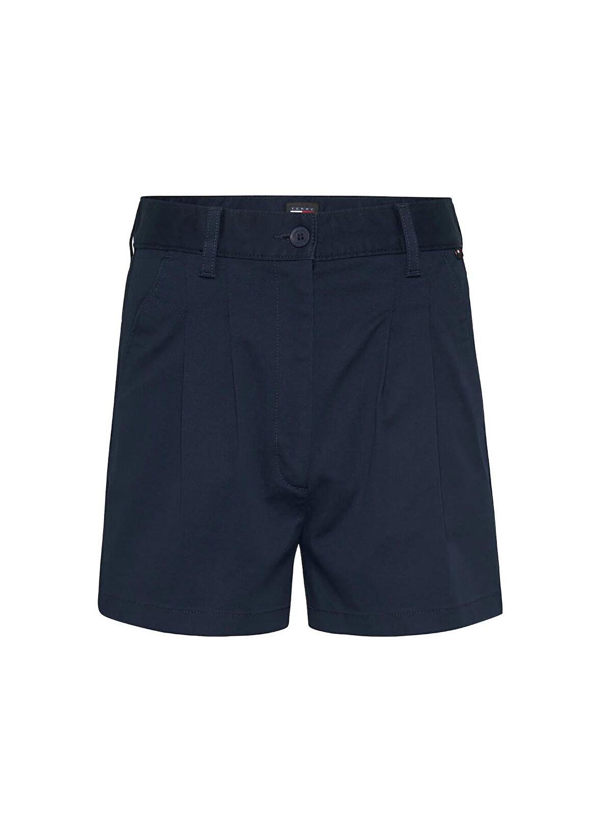 Tommy Jeans Normal Bel Normal Lacivert Kadın Şort TJW CLAIRE HR PLEATED SHORTS