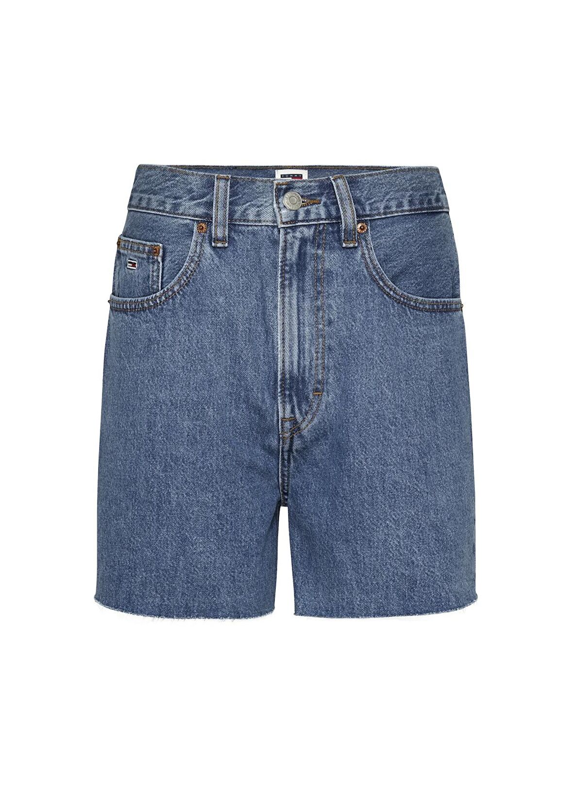 Tommy Jeans Mavi Kadın Denim Şort MOM UH SHORT BH0034