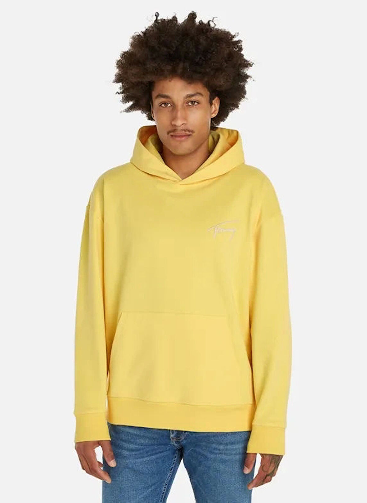 Tommy Hilfiger Erkek Kapüşonlu Sweatshirt