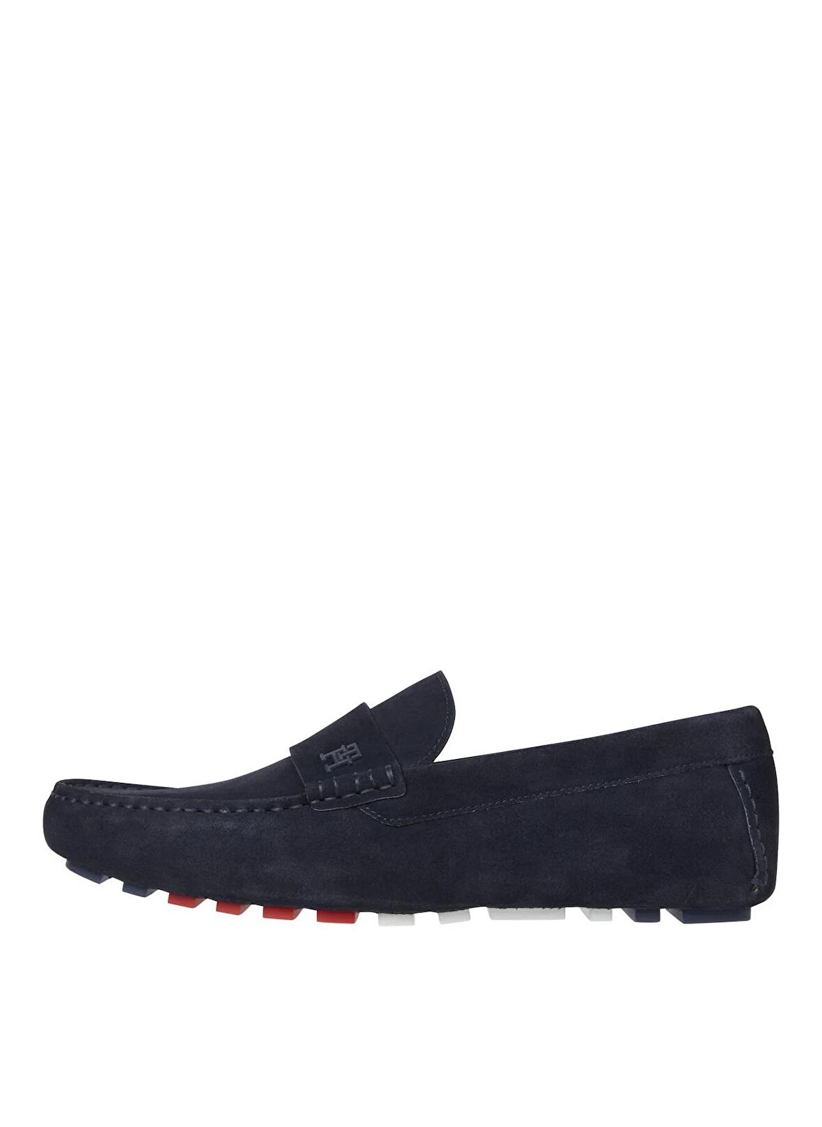 Tommy Hilfiger Lacivert Erkek Süet Günlük Ayakkabı TH CLASSIC SUEDE DRIVER
