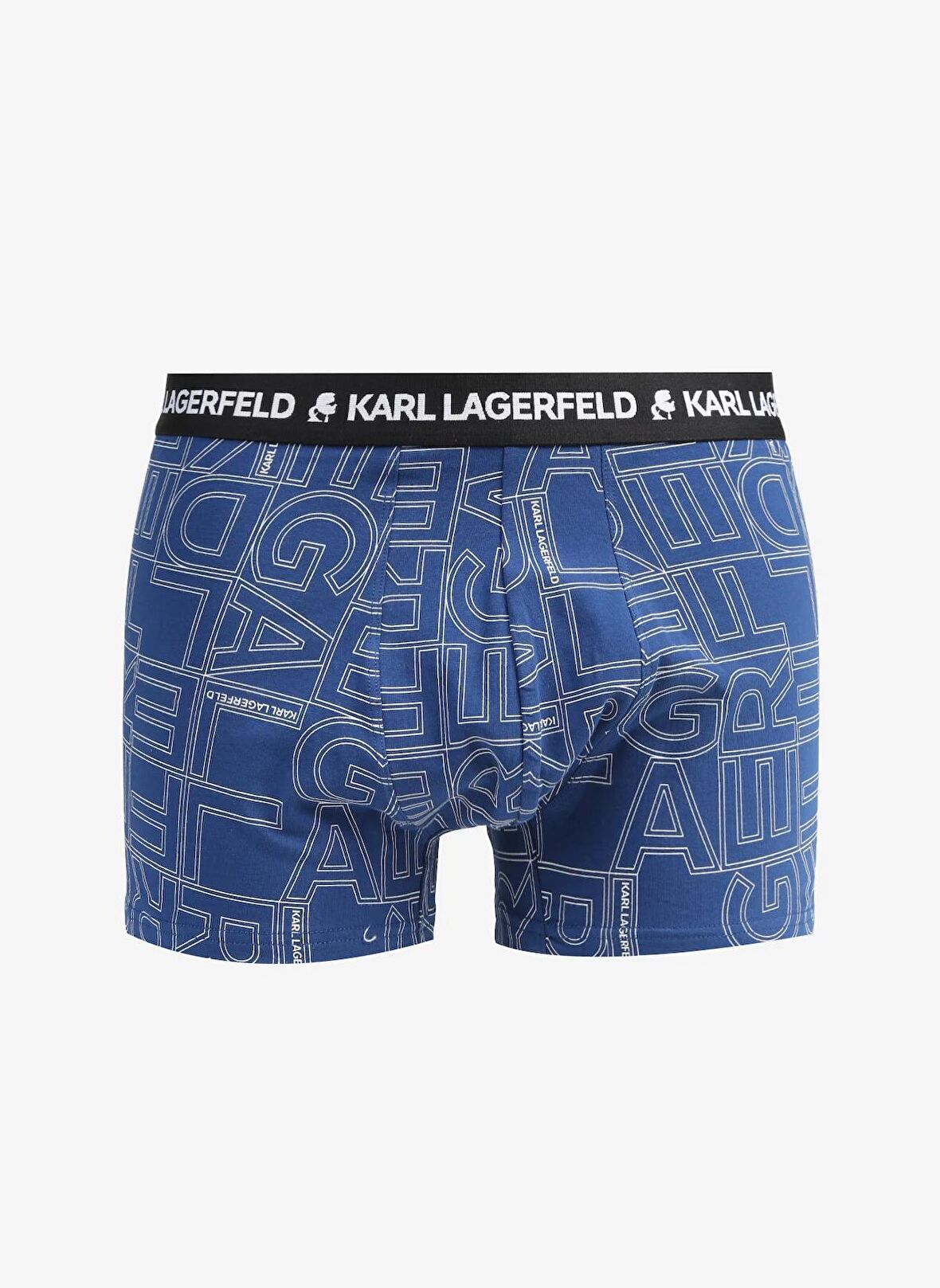 KARL LAGERFELD Mavi - Beyaz - Siyah Erkek Boxer 231M2103235