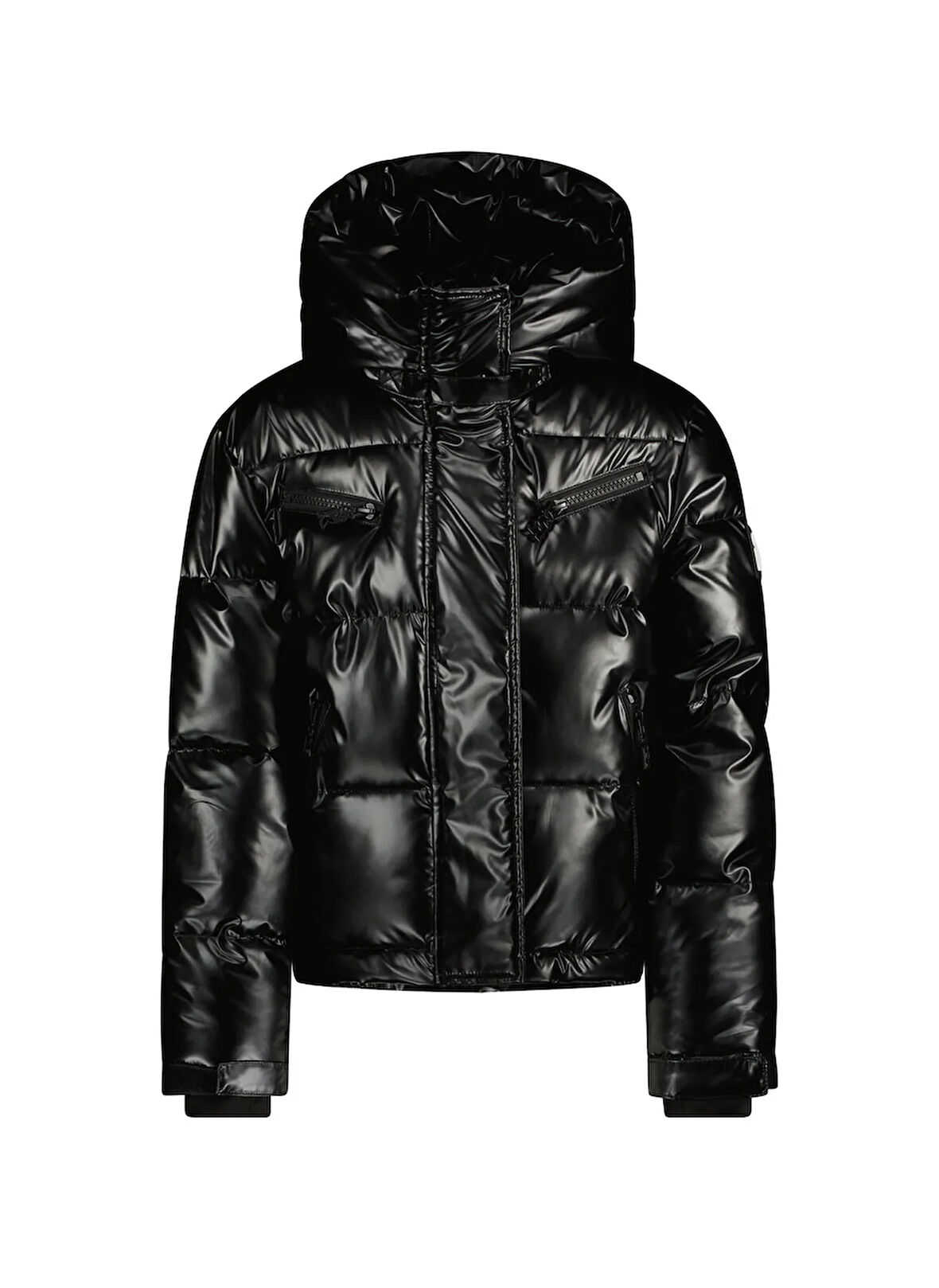 Super Rebel Siyah Kız Çocuk Kayak Montu R409-5214-099M-SPICY Girls metallic