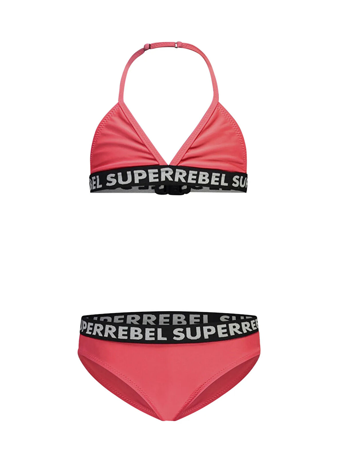 Super Rebel Kırmızı Kız Çocuk Bikini Takım R501-5002-Isla basic cool triangle