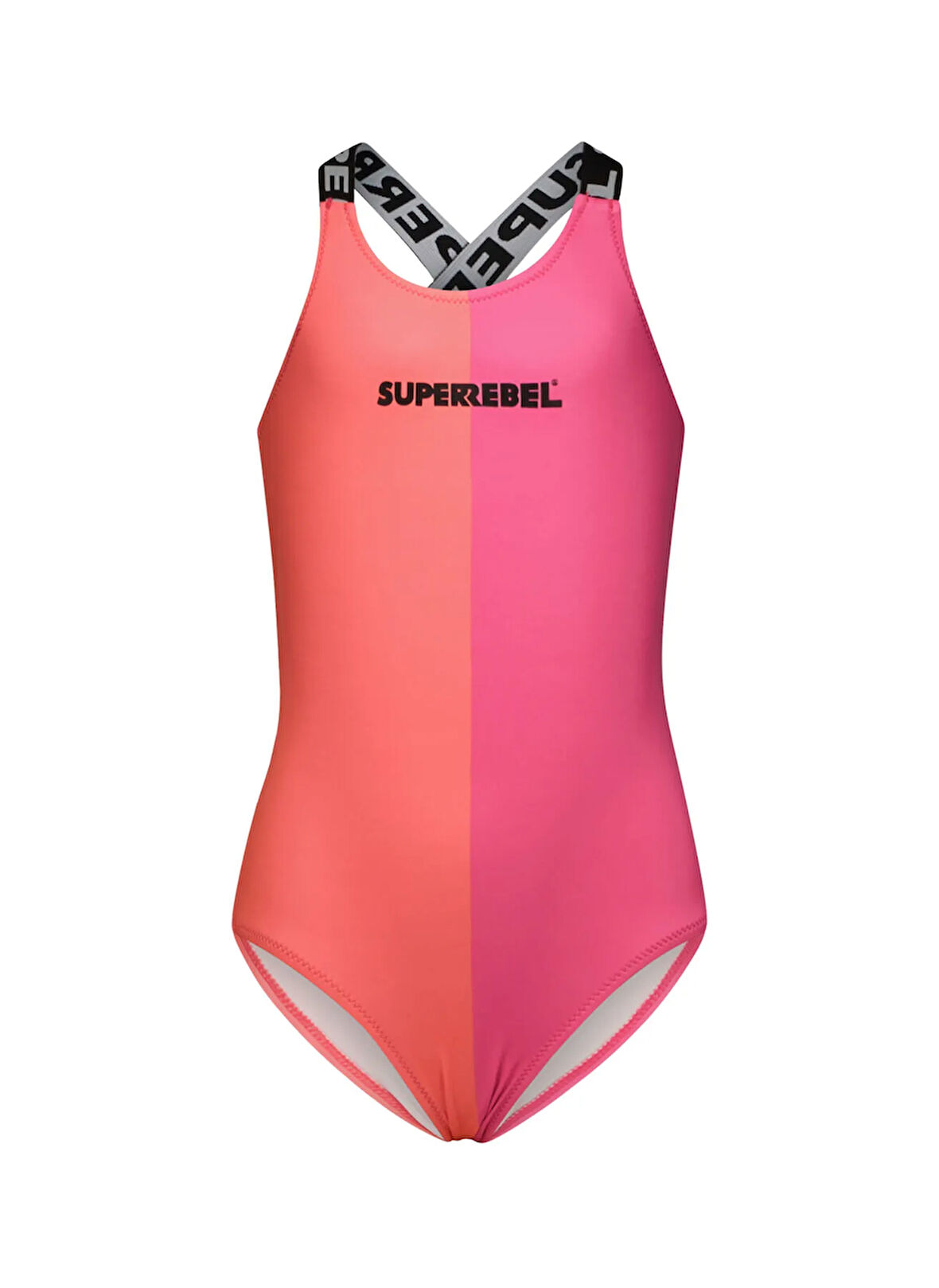Super Rebel Pembe Kız Çocuk Mayo R501-5001- basic cool bathing
