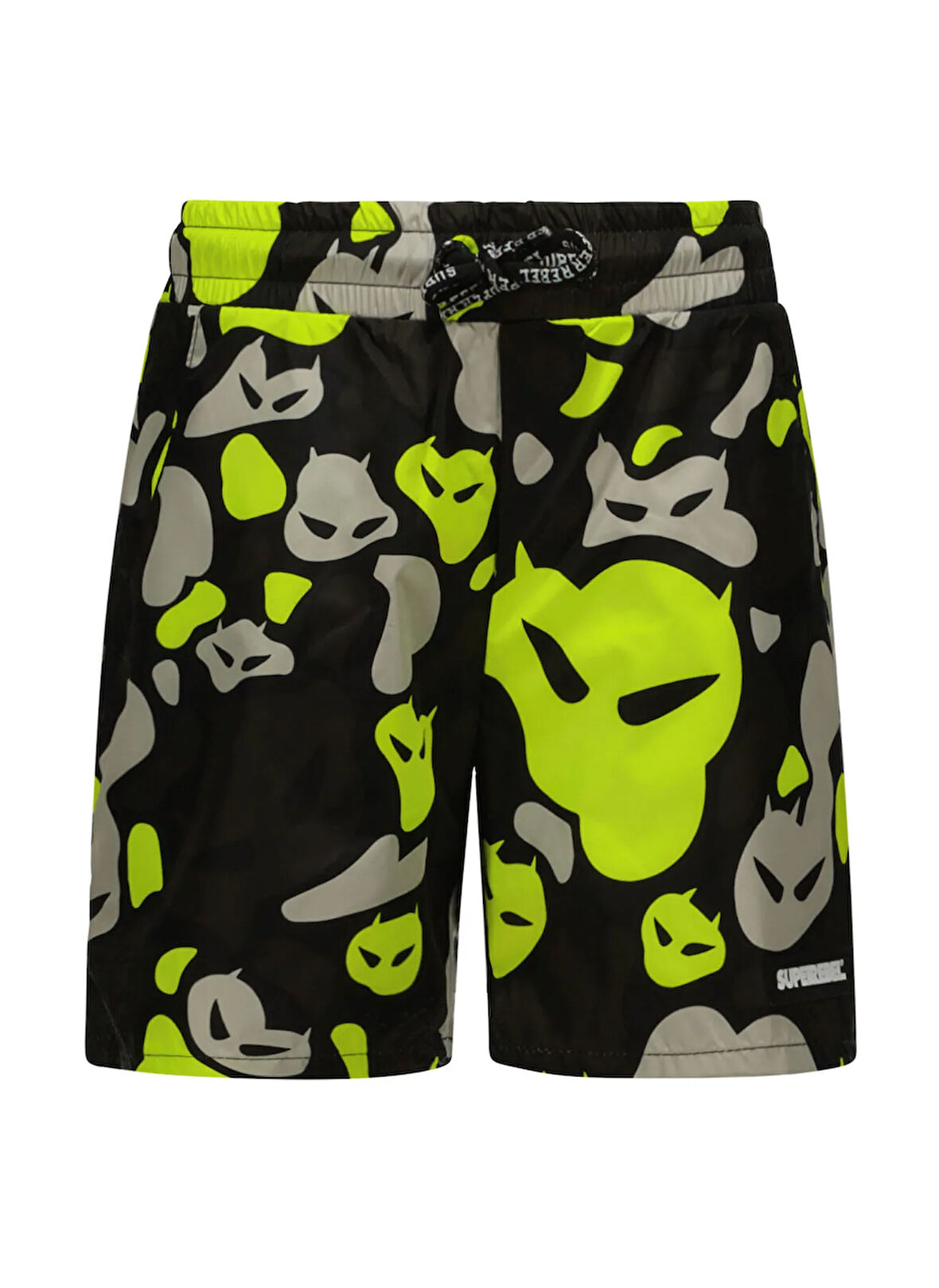 Super Rebel Sarı Erkek Çocuk Mayo R501-6601-Bay all over print on coo