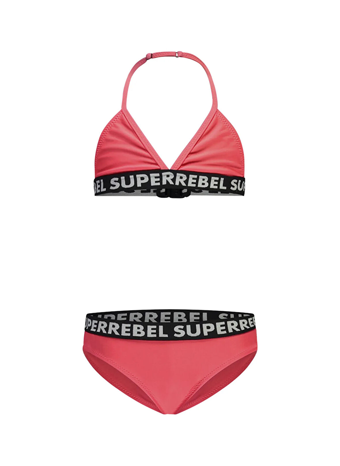 Super Rebel Kırmızı Kız Çocuk Bikini Takım R501-5002-Isla basic cool triangle