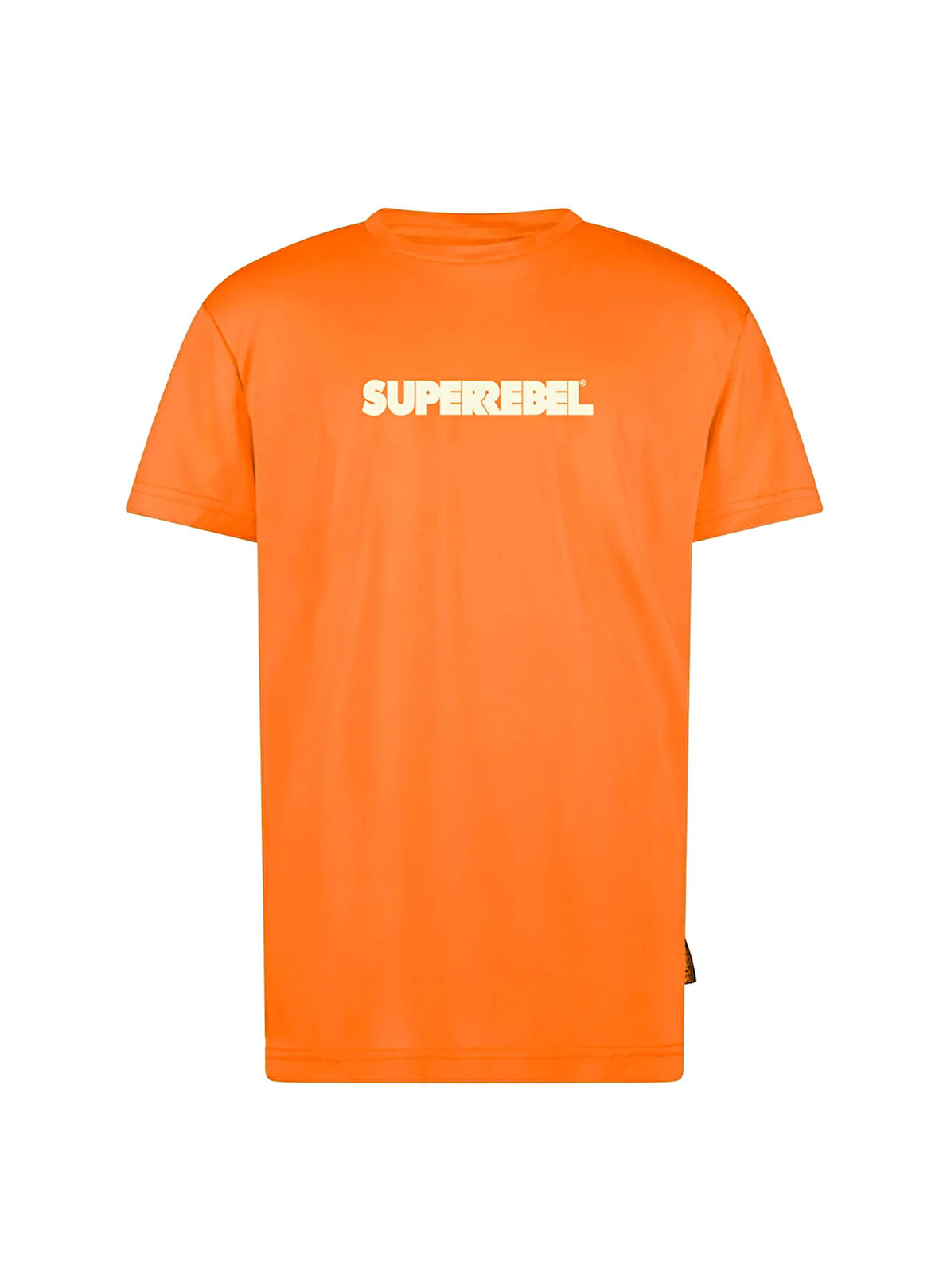 Super Rebel Düz Turuncu Erkek Çocuk T-Shirt R501-6403-Colins jersey shirt short