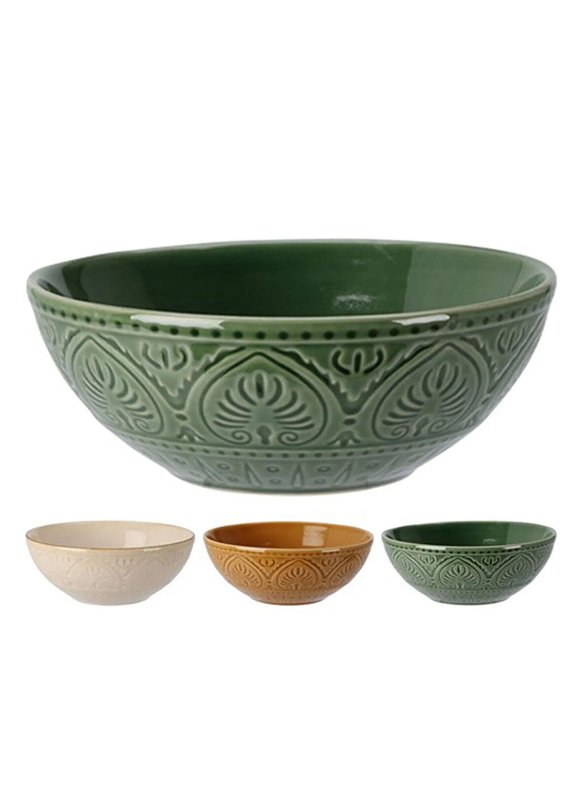 Boyner Evde Seramik Çok Renkli Kase STONEWARE KASE 650ML 3ASS