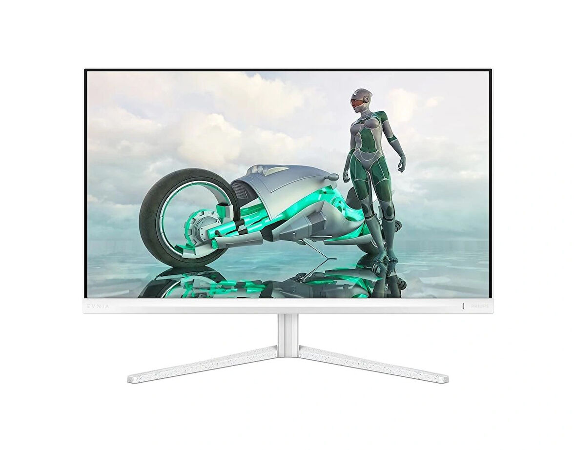 Philips Evnia 27M2N3201A 27" 180Hz 1ms HDMI DP AdaptiveSync HDR10 FHD IPS Gaming Monitör Beyaz