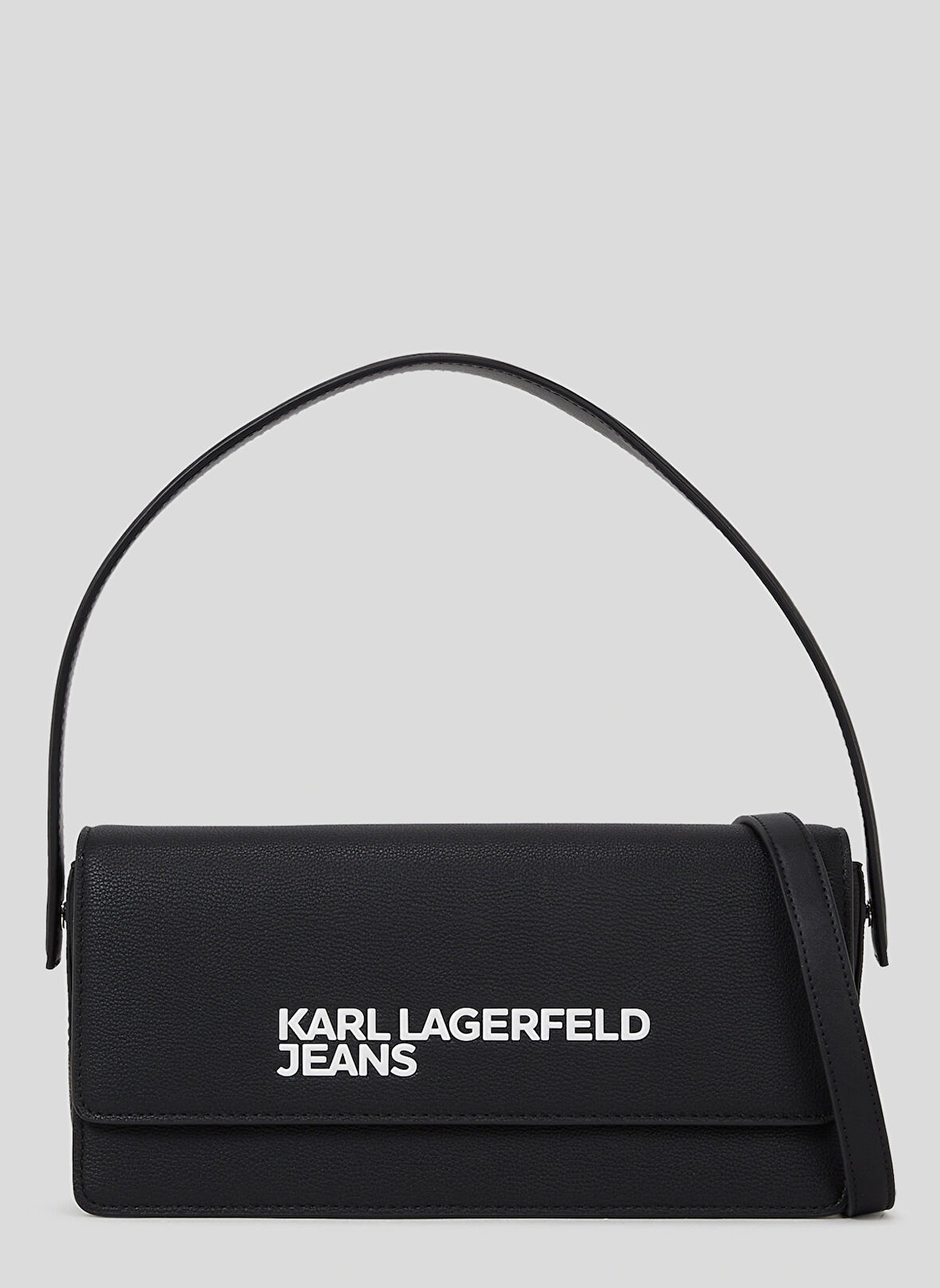 Karl Lagerfeld Jeans Deri Siyah Kadın Omuz Çantası 246J3089