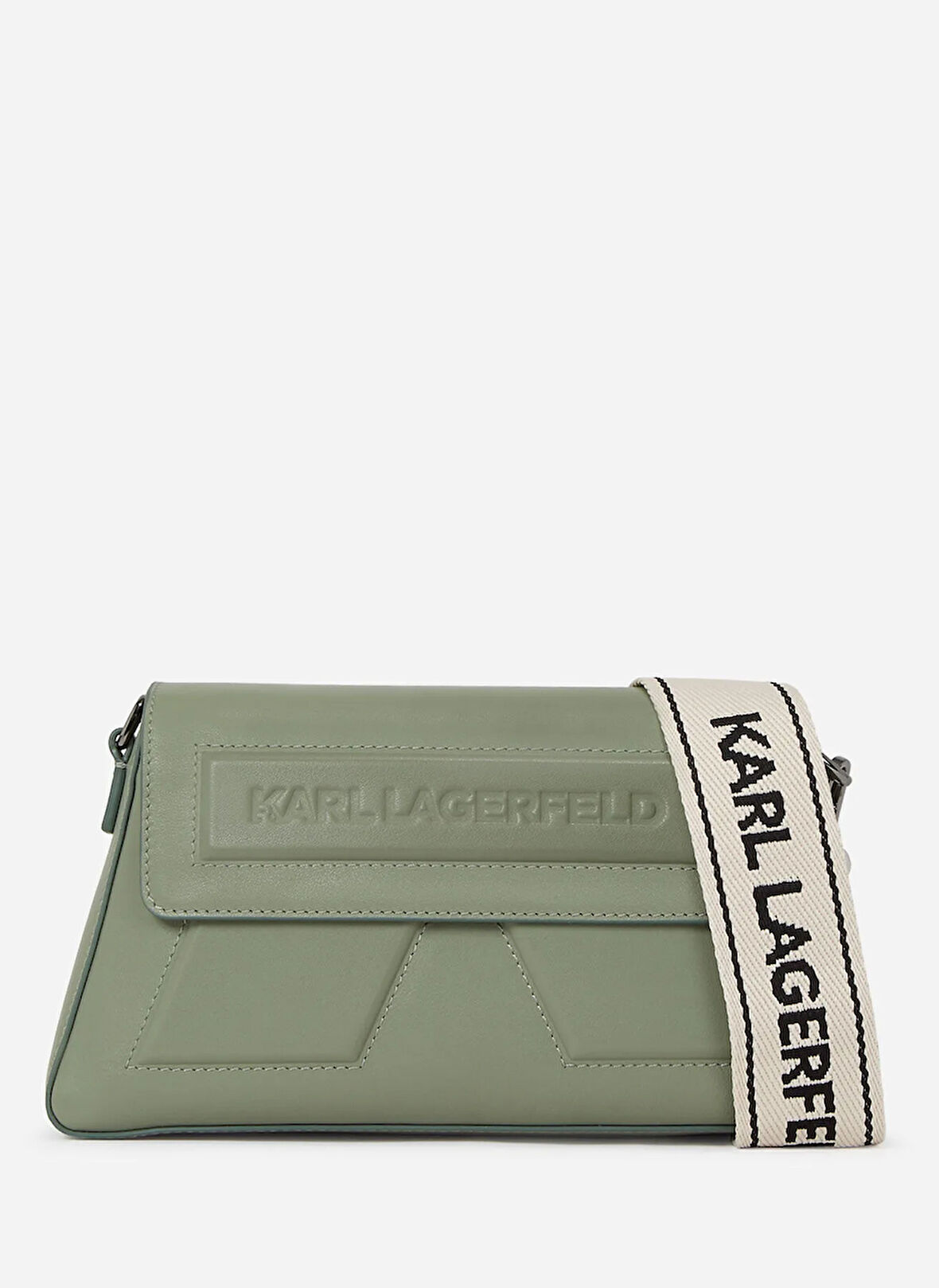 KARL LAGERFELD Deri Yeşil Kadın Çapraz Çanta A2W301981lb
