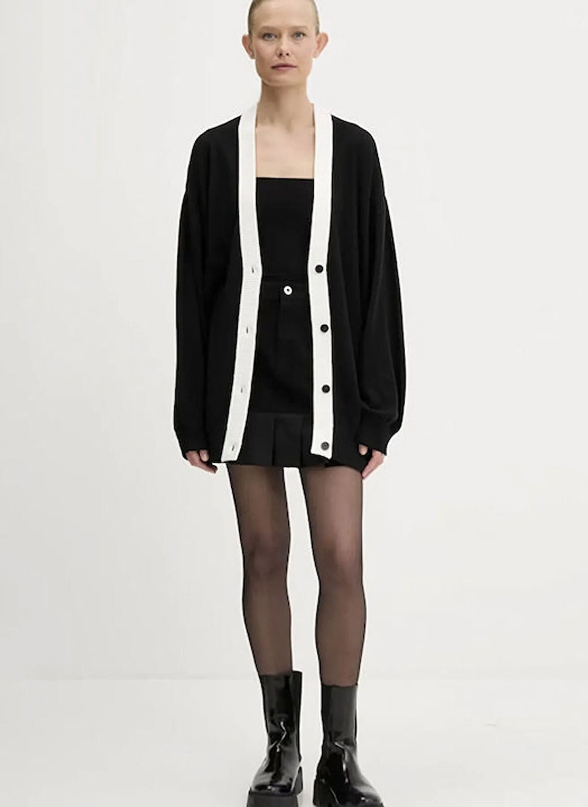 Karl Lagerfeld Jeans Siyah Kadın Hırka A3W18008