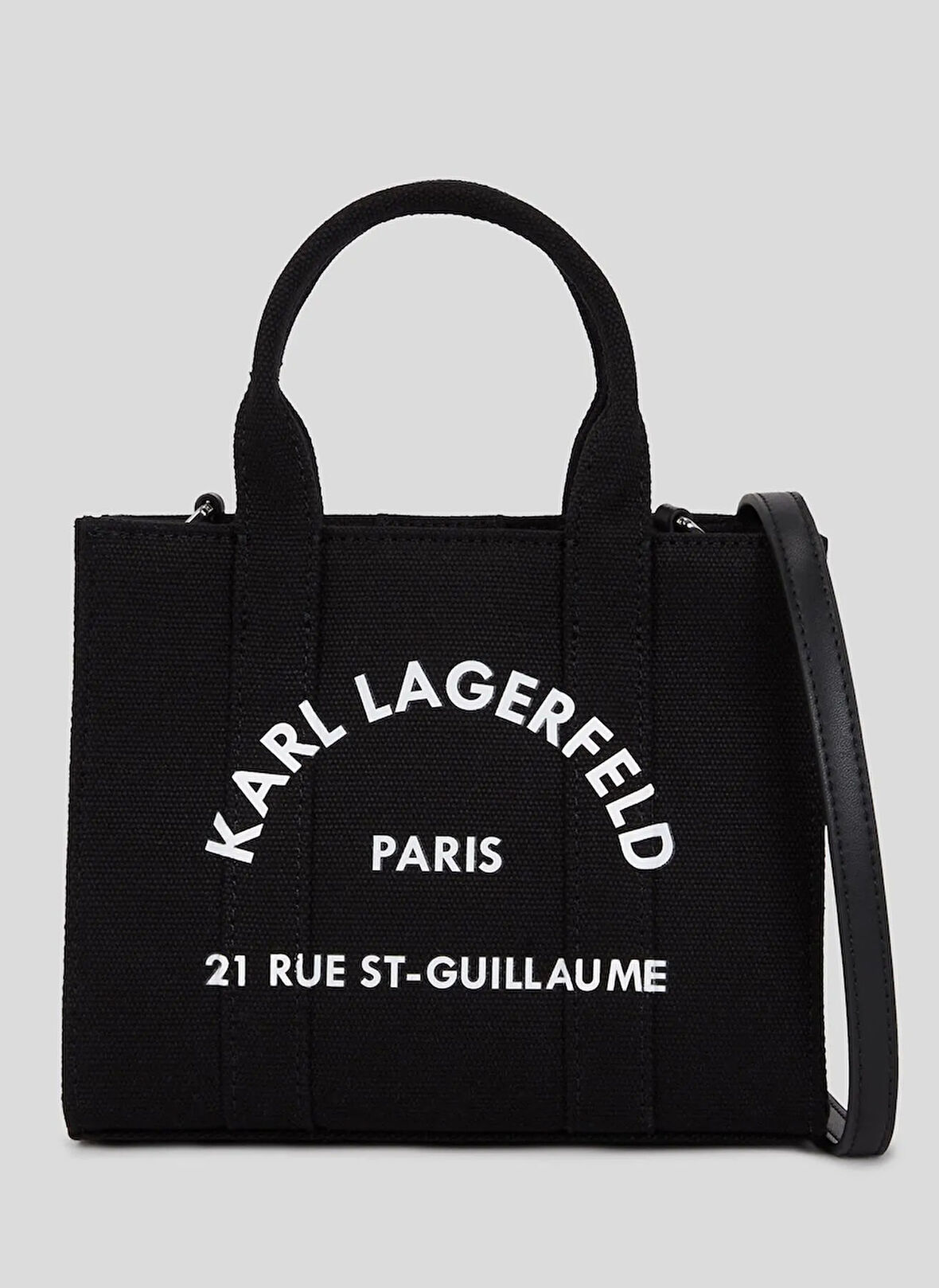 KARL LAGERFELD İnek Derisi Siyah Kadın El Çantası A3W50118999