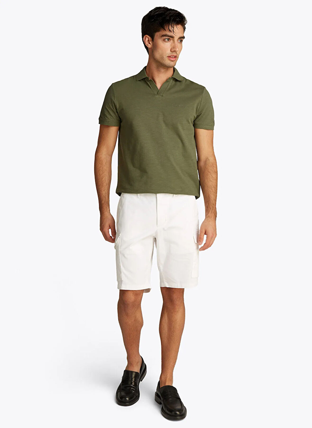 Tommy Hilfiger Yeşil Erkek Polo T-Shirt MW0MW38483PLI