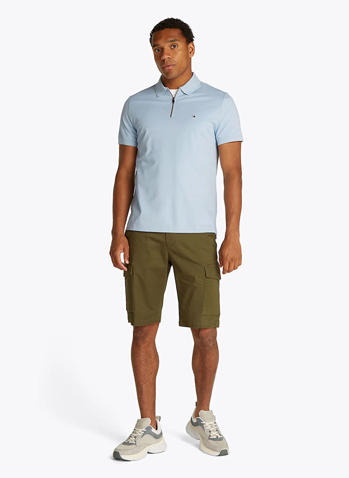 Tommy Hilfiger Mavi Erkek Polo T-Shirt MW0MW38473C1O