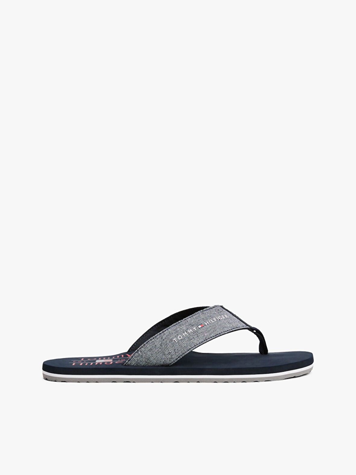 TOMMY HILFIGER CHAMBRAY BEACH SANDAL Terlik