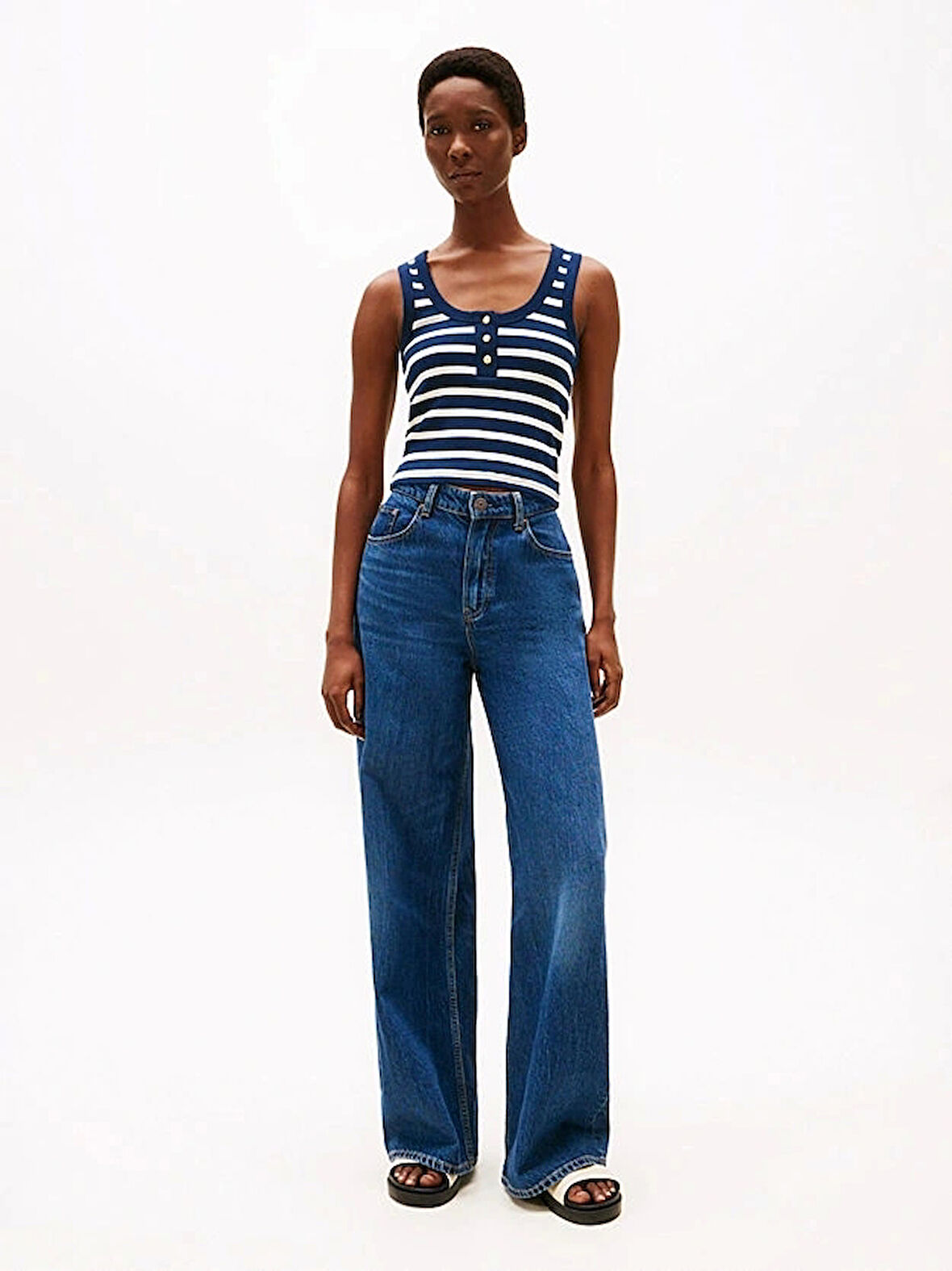 SLIM HENLEY GB SCOOP-NK TANK TOP