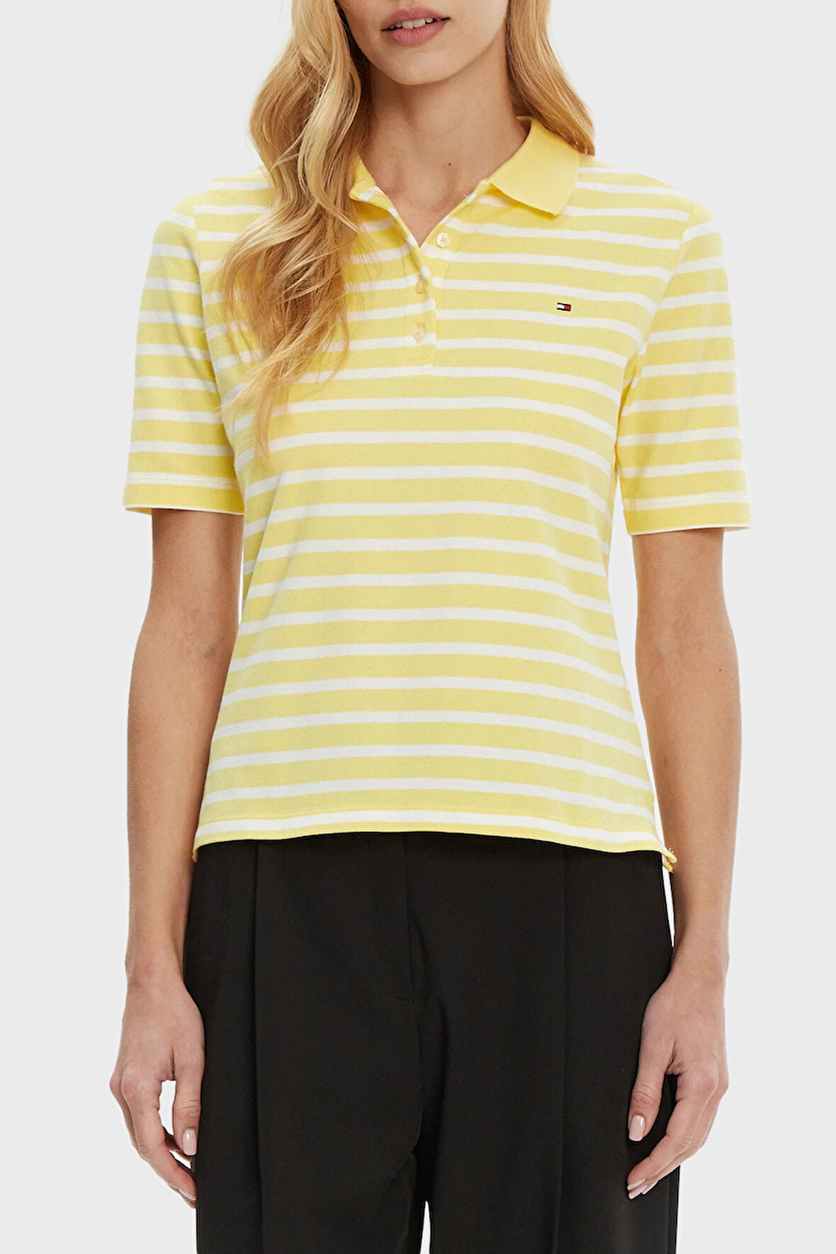 Tommy Hilfiger Bayan Polo Yaka T Shirt WW0WW43224 0FR
