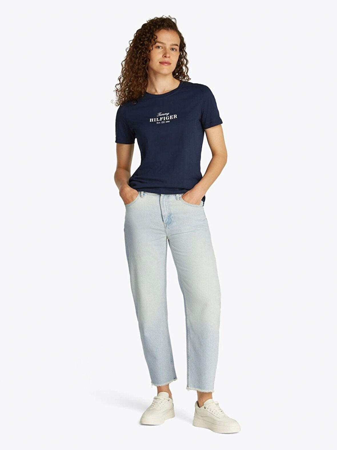 Tommy Hilfiger TAPERED RW A SKY Kadın  Jeans WW0WW443701AB