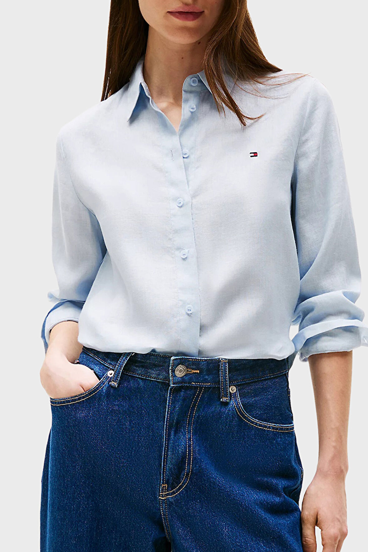Tommy Hilfiger Bayan Gömlek WW0WW44679 C1O