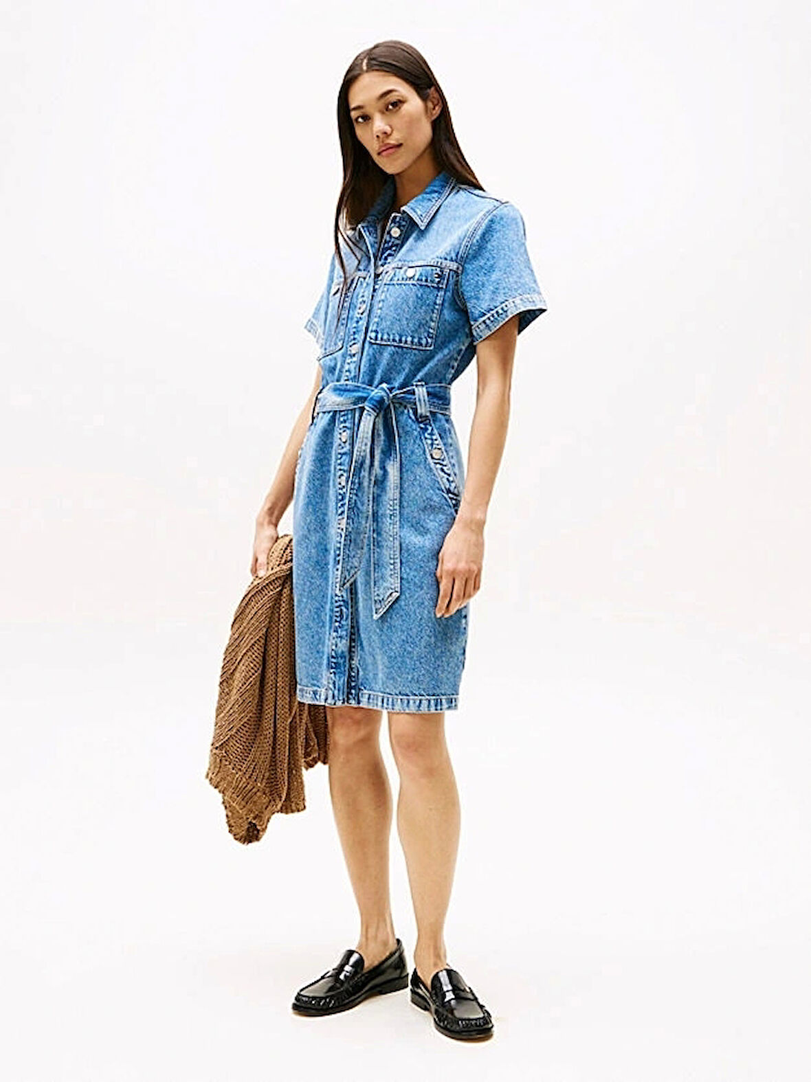 DNM SS KNEE BELTED DRESS ALI