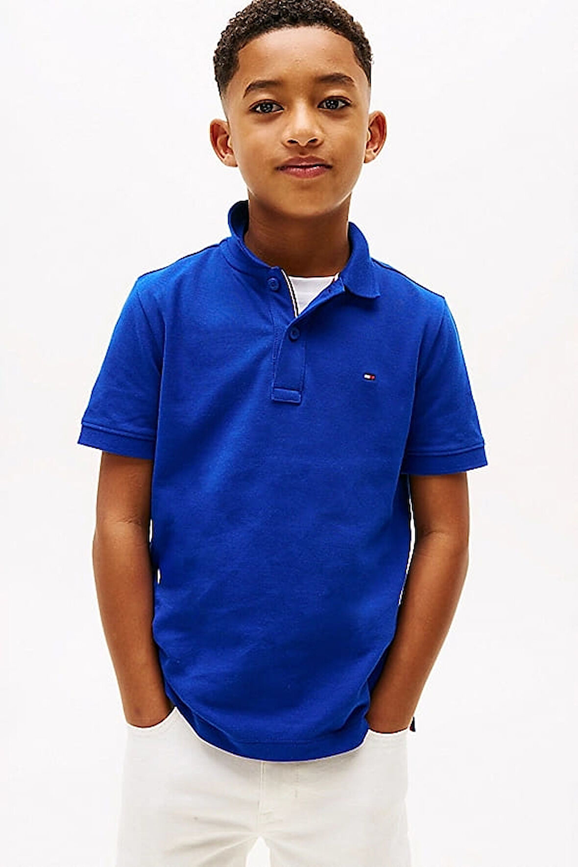 Erkek Çocuk Th Polo T-Shirt - Mavi | 6 Yaş