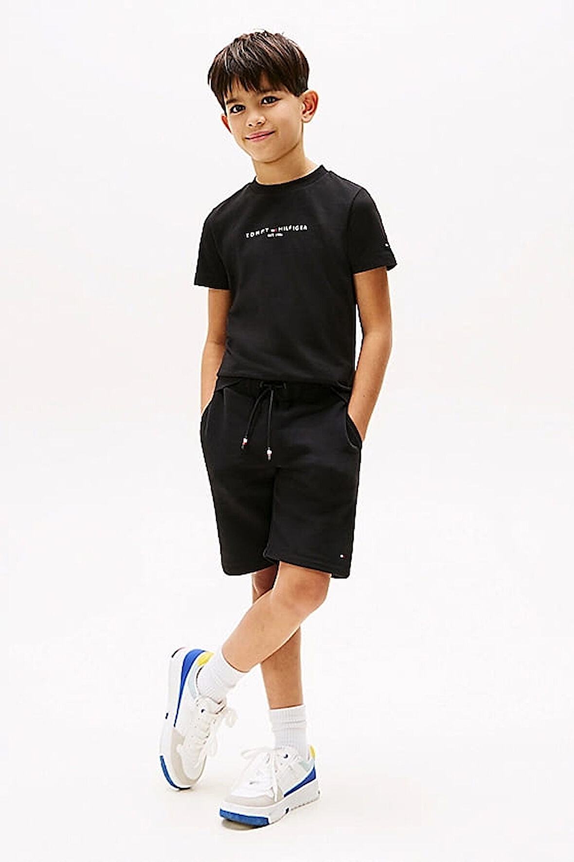 Erkek Çocuk T-Shirt ve Şort Takım - Siyah | 10 Yaş