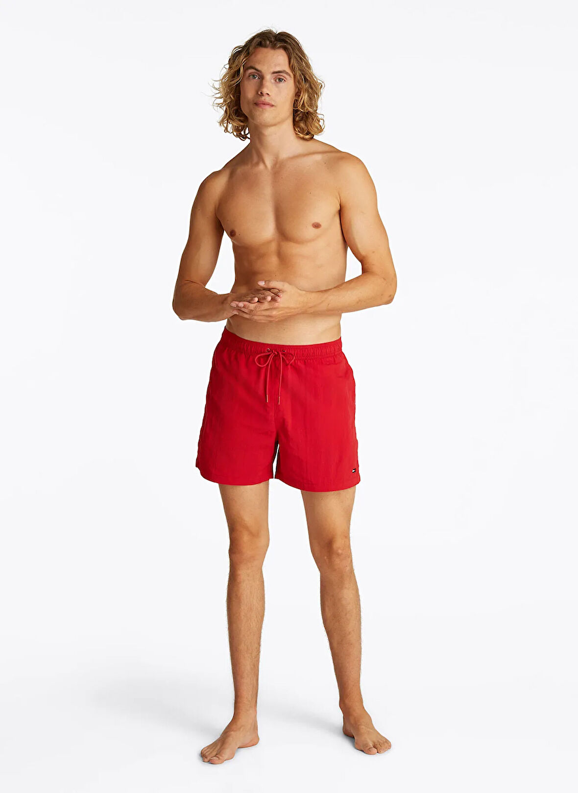 Tommy Hilfiger Kırmızı Erkek Şort Mayo UM0UM03477XLD