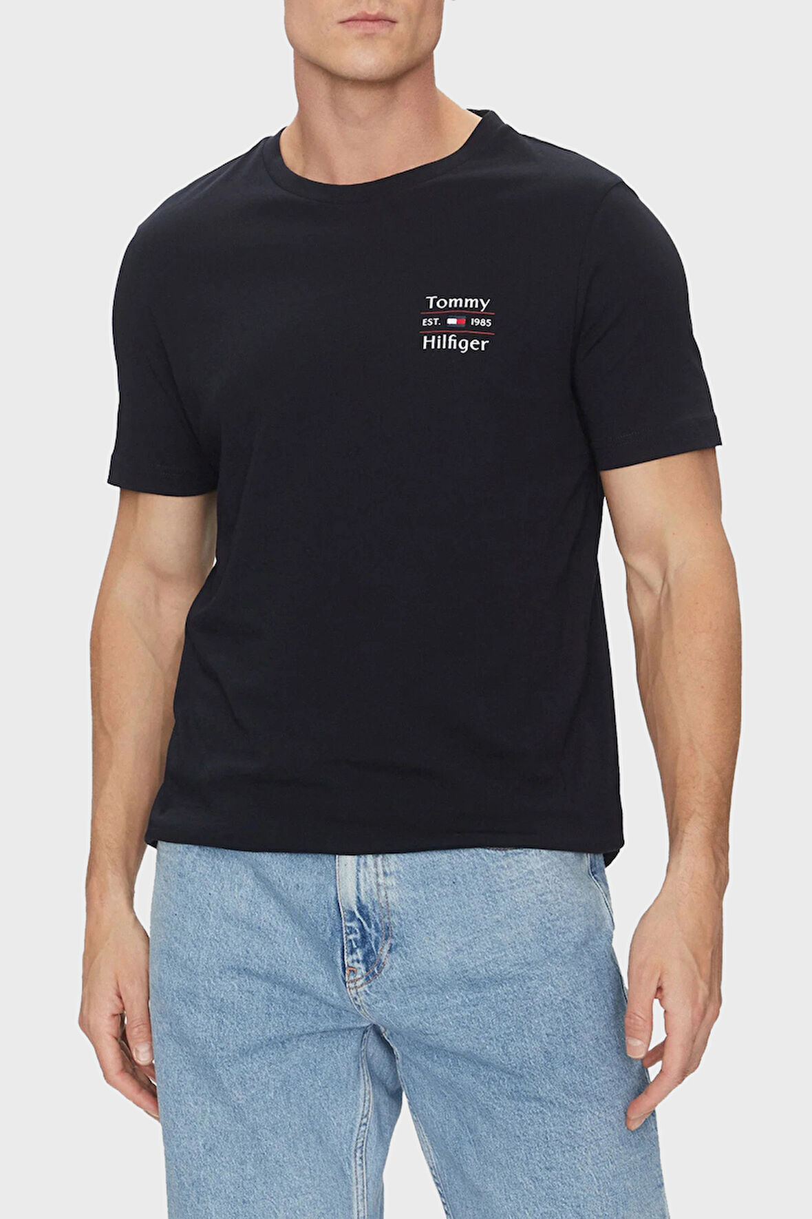 Tommy Hilfiger Erkek T Shirt MW0MW38622 DW5