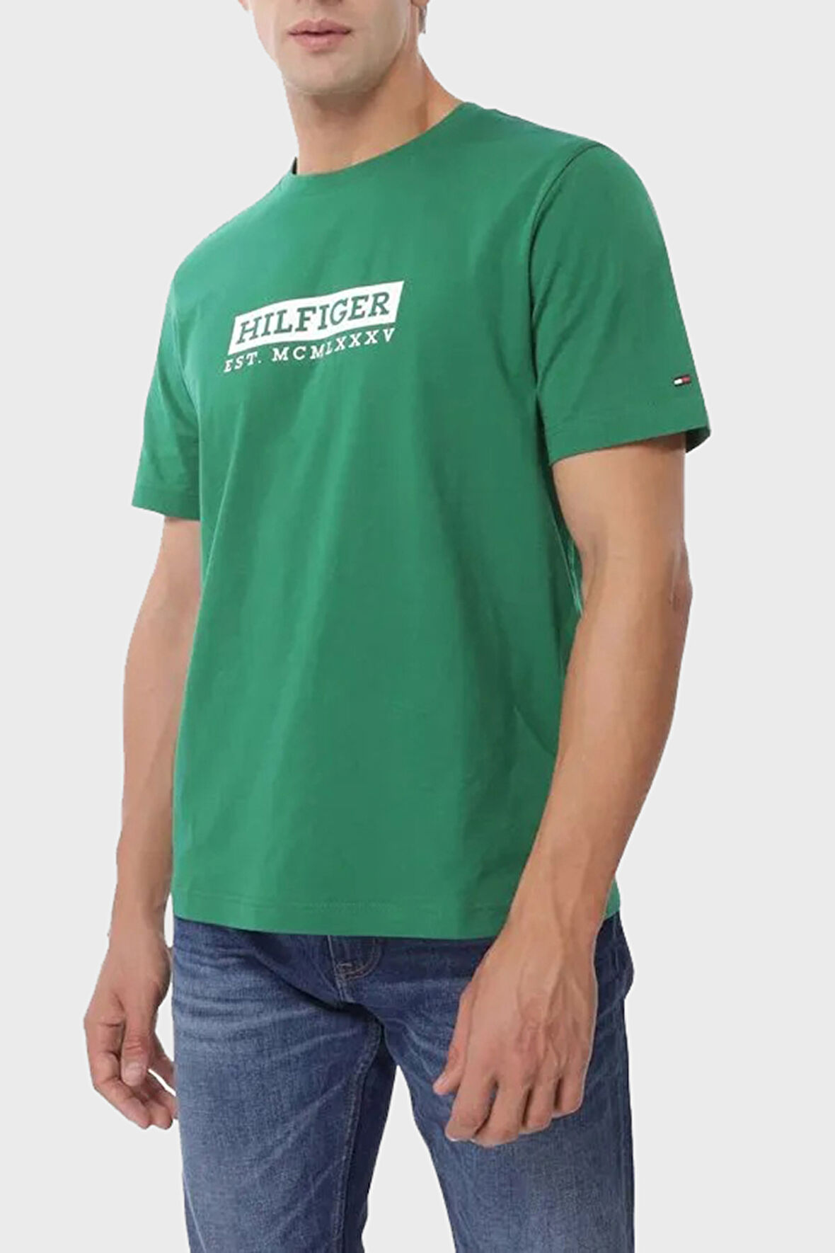 Tommy Hilfiger Erkek T Shirt MW0MW39149 L4F