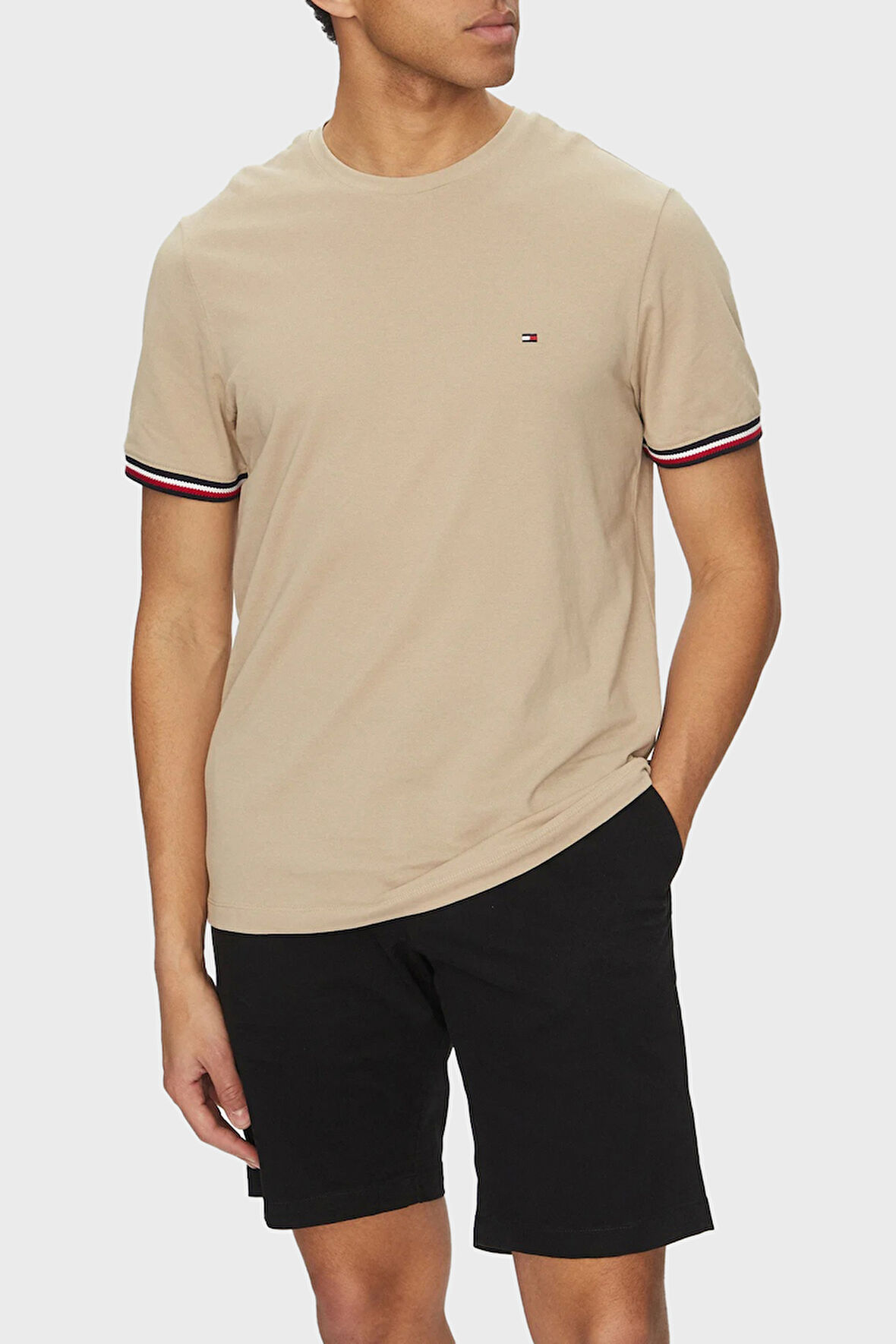 Tommy Hilfiger Erkek T Shirt MW0MW38630 RBT