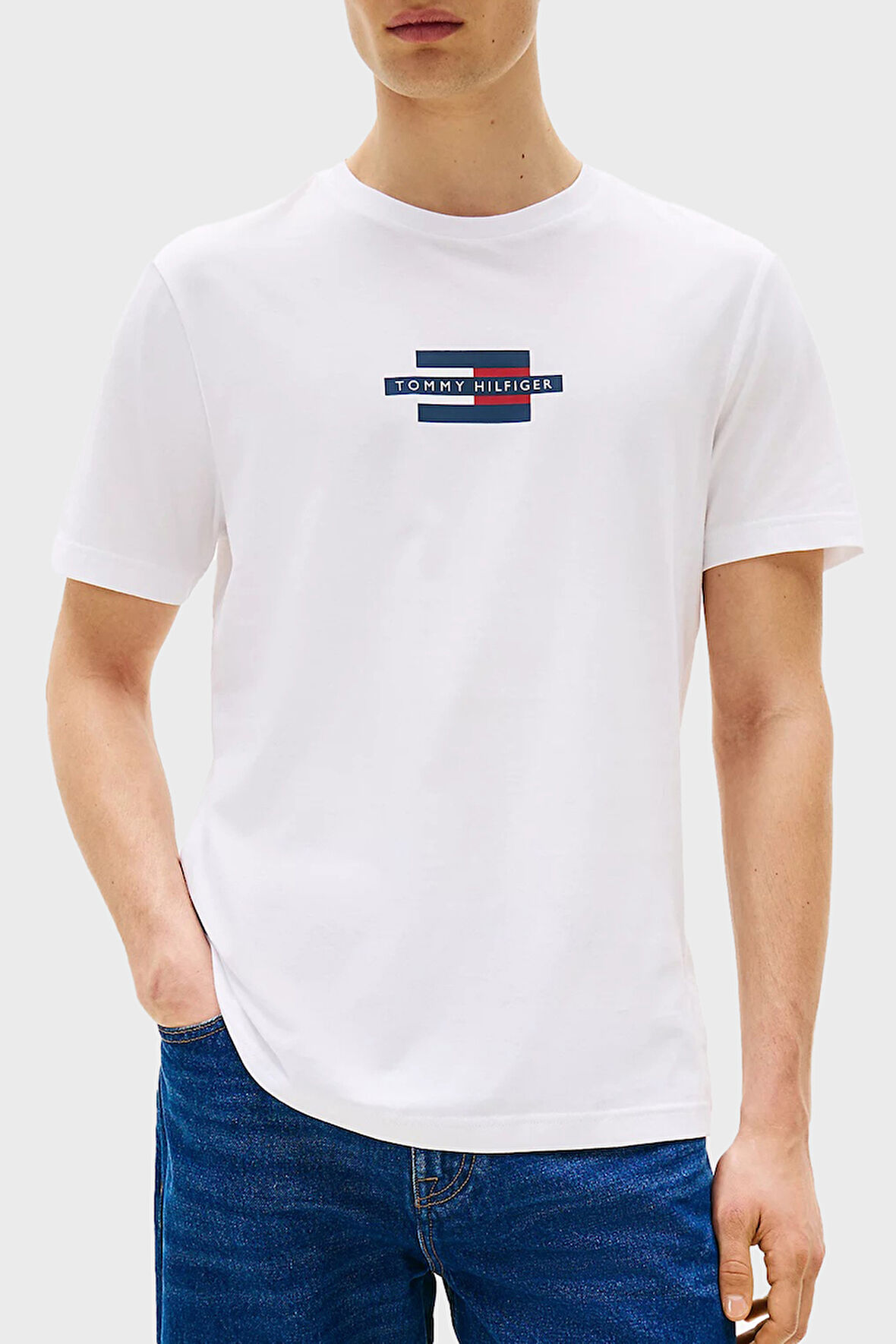 Tommy Hilfiger Erkek T Shirt MW0MW38636 YBR