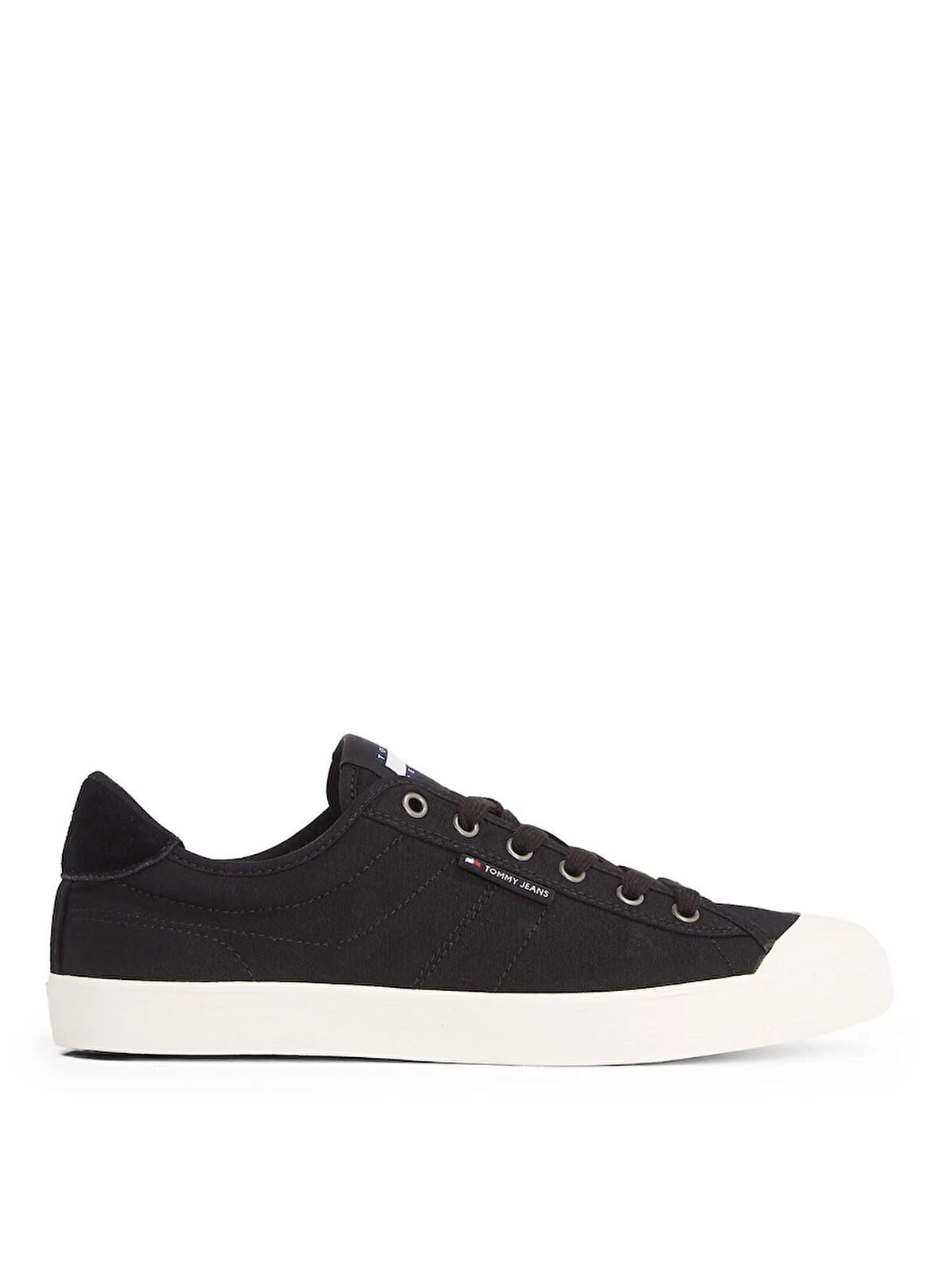 Tommy Hilfiger Siyah Erkek Sneaker TJM VULCANIZED BUMPER CANVAS