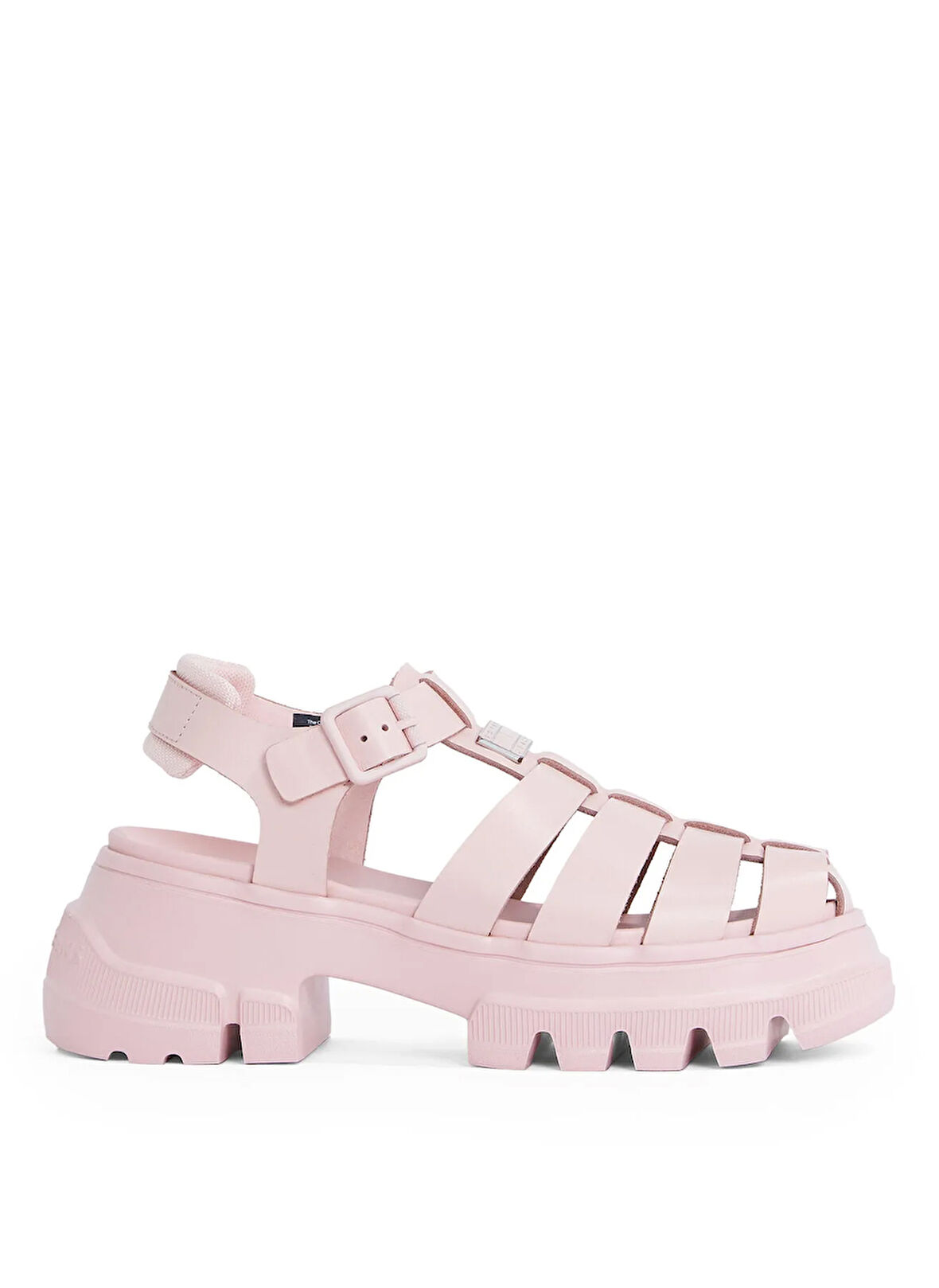 Tommy Hilfiger Deri Pembe Kadın Sandalet EN0EN02751